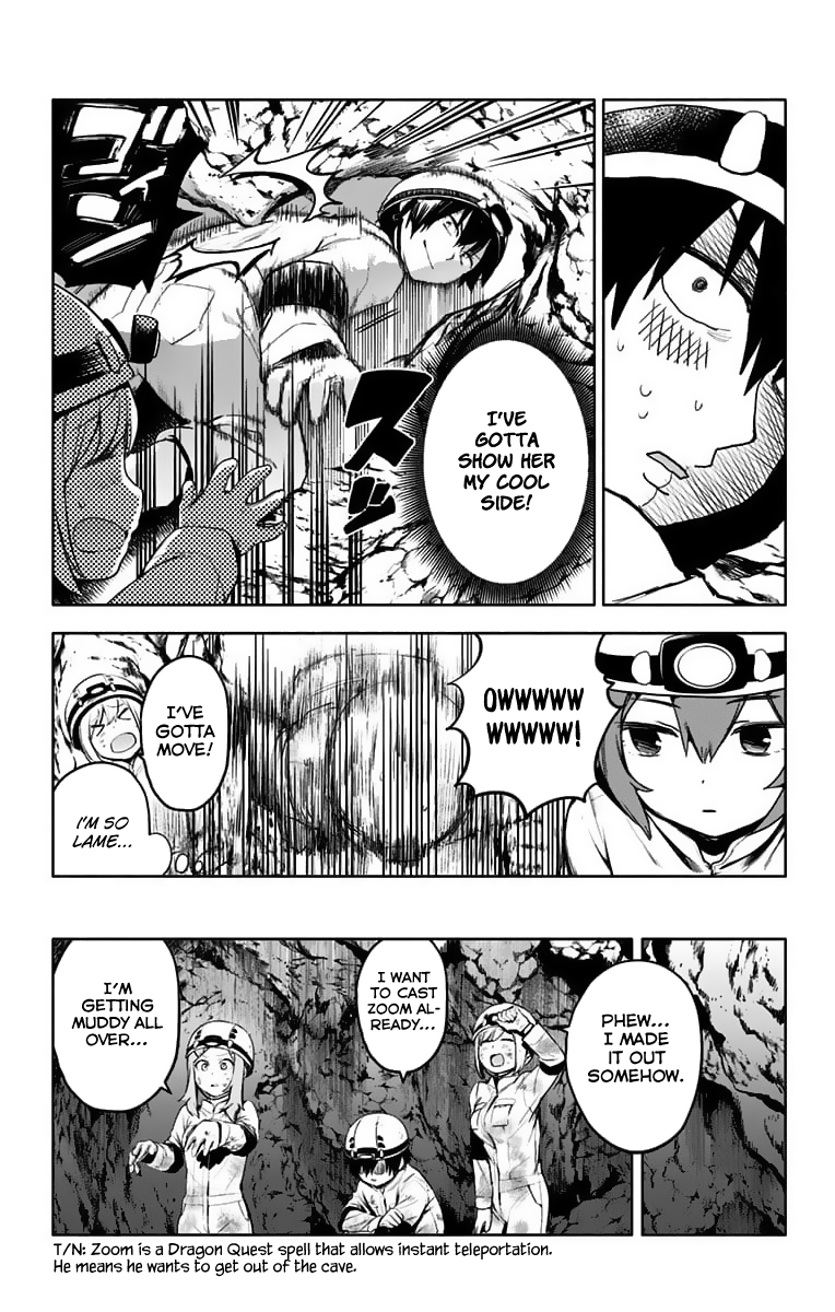 Saguri-chan Tankentai Chapter 20 page 8 - Chapter 20: Gifu Prefecture, Cave Exploration