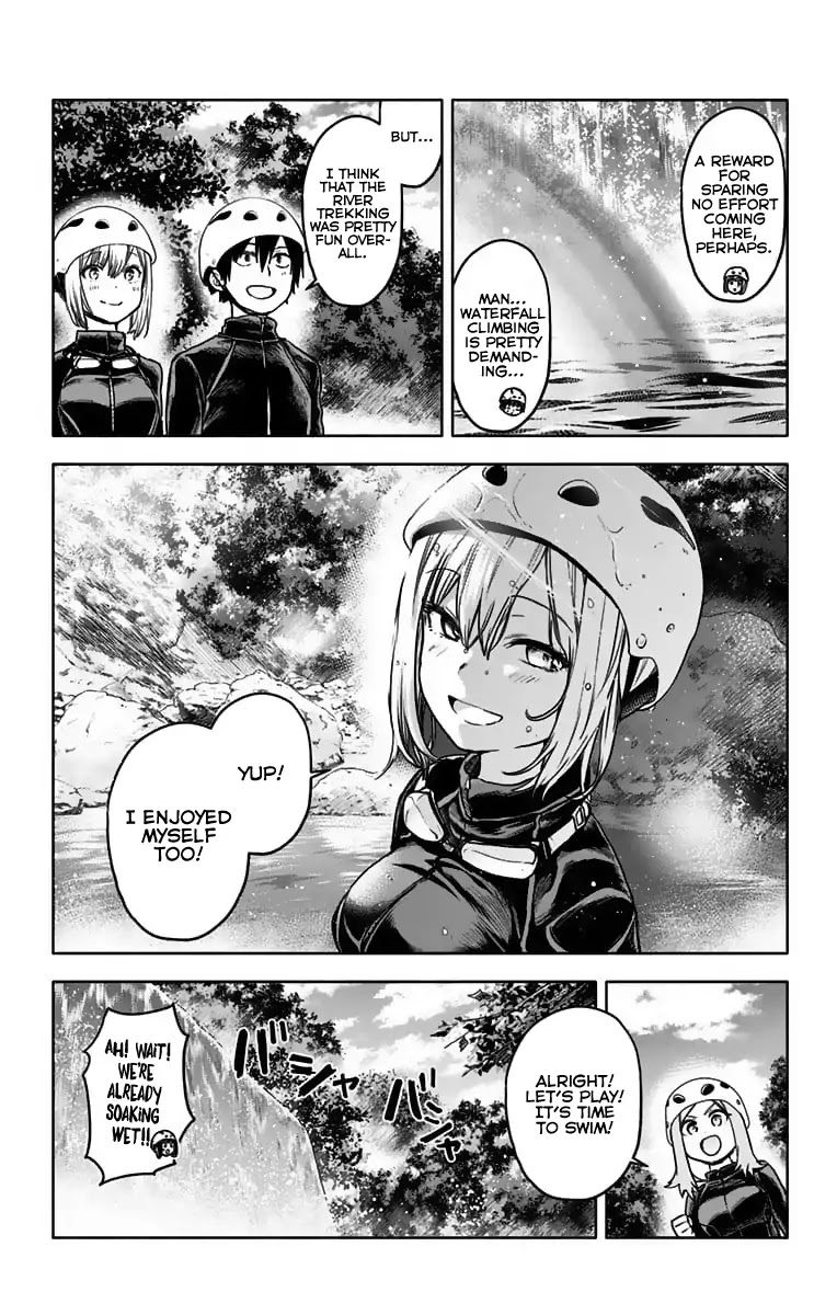 Saguri-chan Tankentai Chapter 23 page 16 - Chapter 23: Shower Climbing