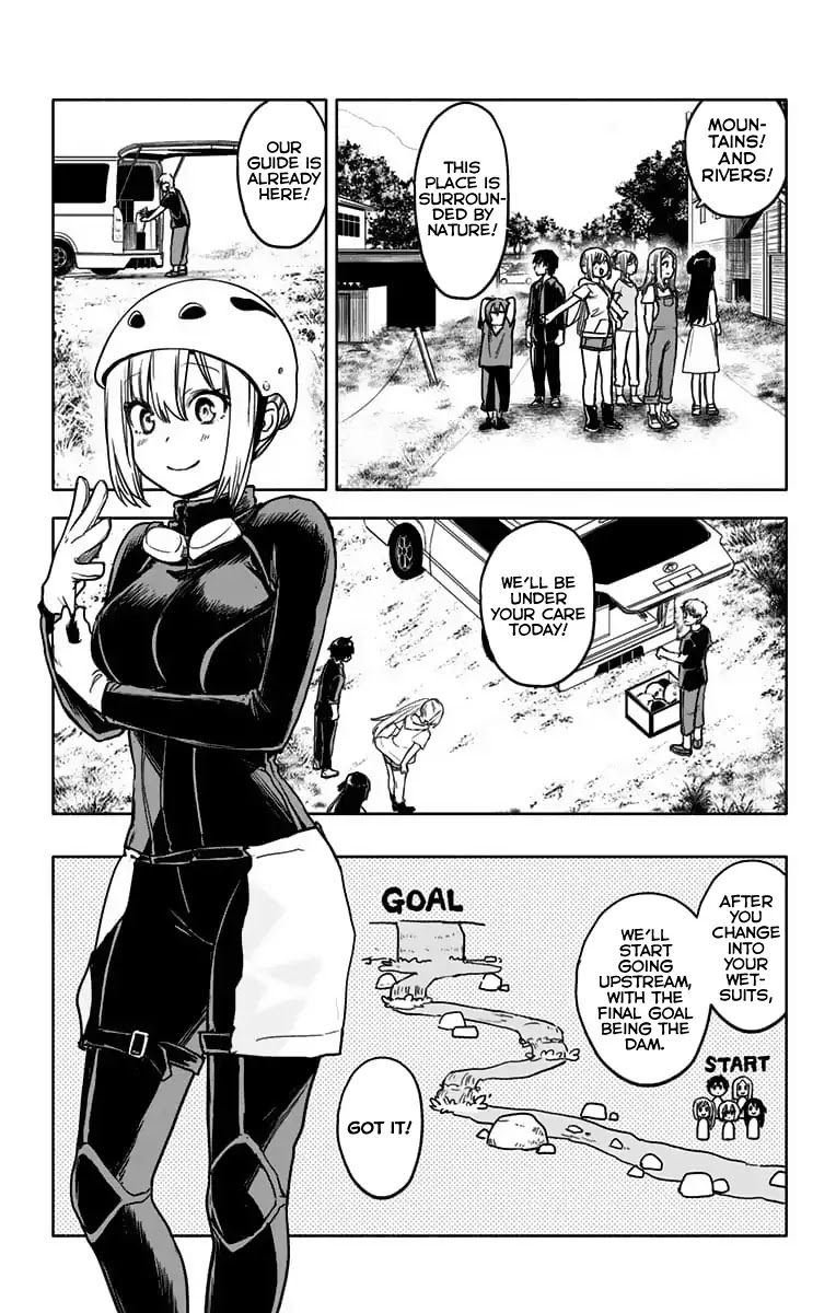 Saguri-chan Tankentai Chapter 23 page 4 - Chapter 23: Shower Climbing