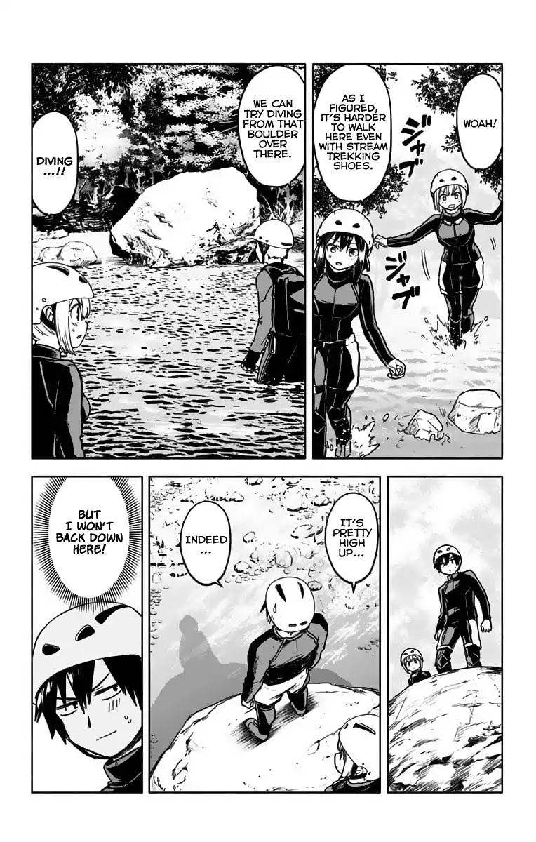Saguri-chan Tankentai Chapter 23 page 7 - Chapter 23: Shower Climbing