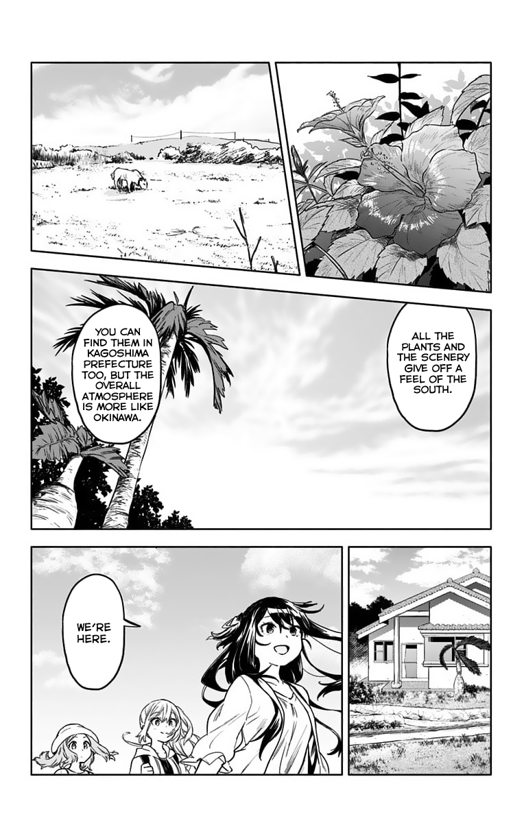 Saguri-chan Tankentai Chapter 24 page 6 - Chapter 24: Kagoshima Prefecture, Yoronjima