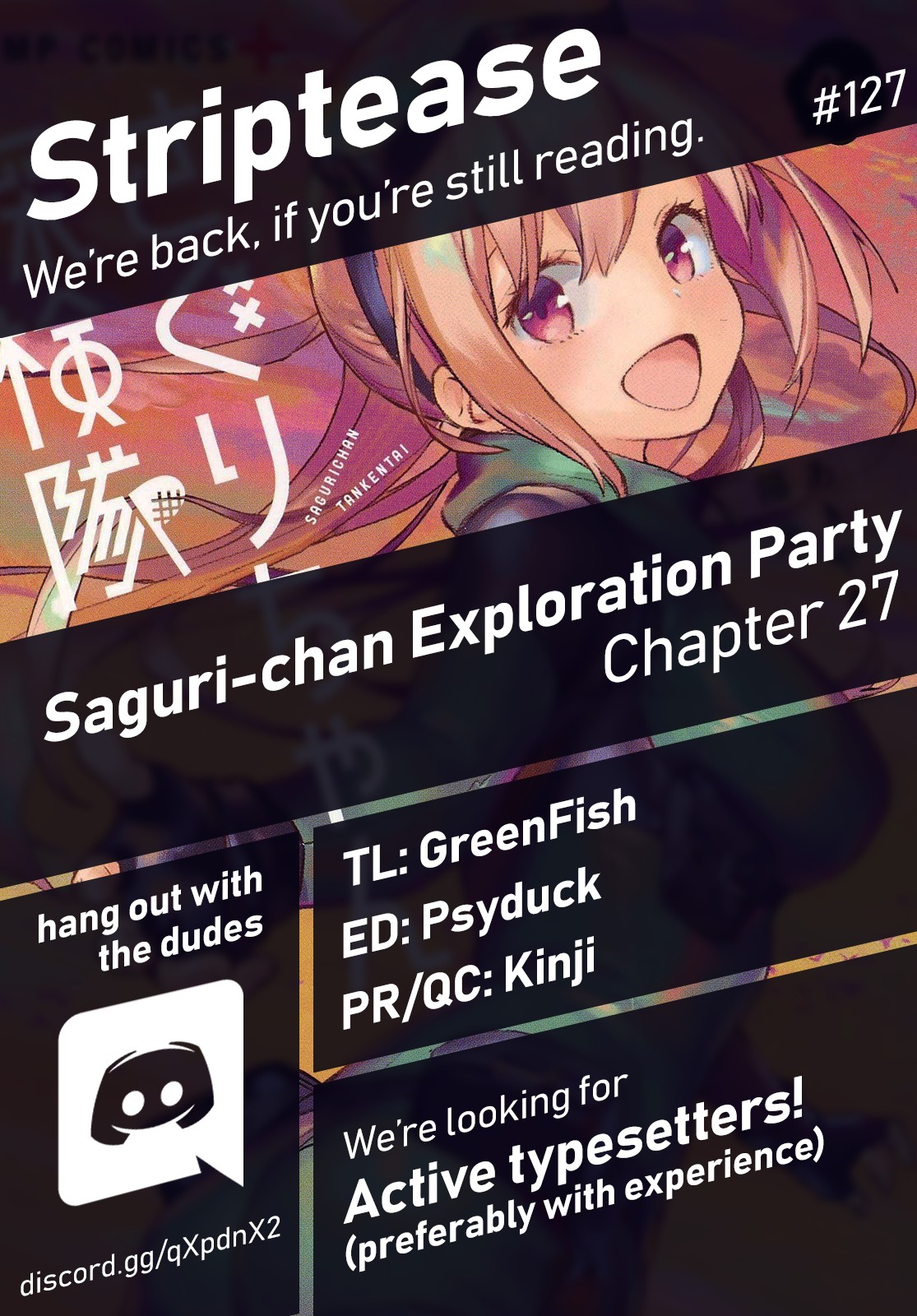 Saguri-chan Tankentai Chapter 27 page 1 - Chapter 27: Fukushima Prefecture, Mount Azuma-Kofuji