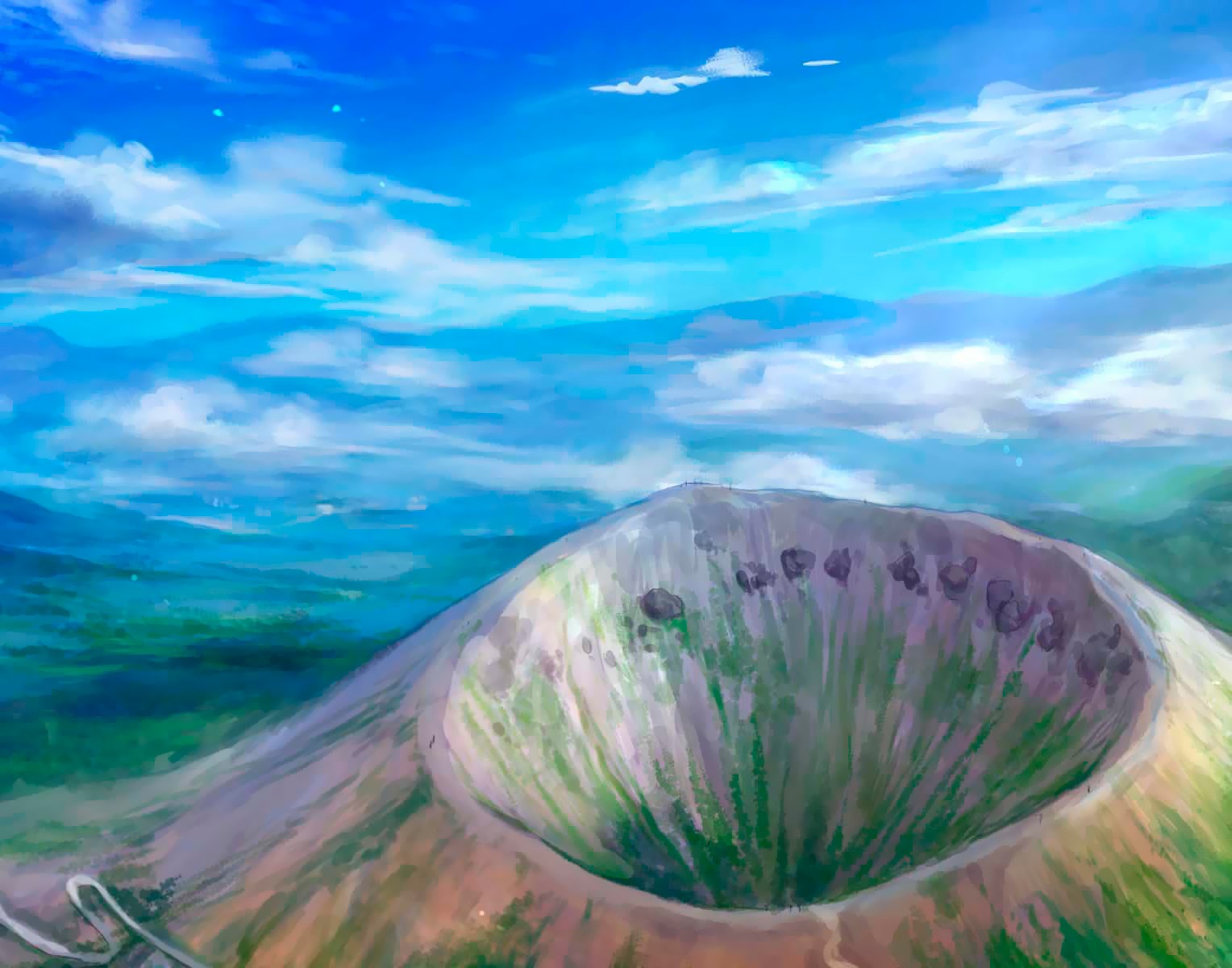 Saguri-chan Tankentai Chapter 27 page 12 - Chapter 27: Fukushima Prefecture, Mount Azuma-Kofuji