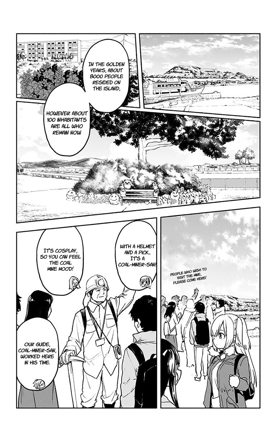 Saguri-chan Tankentai Chapter 30 page 10 - Chapter 30: Nagasaki prefecture, coal mine of Ikeshima