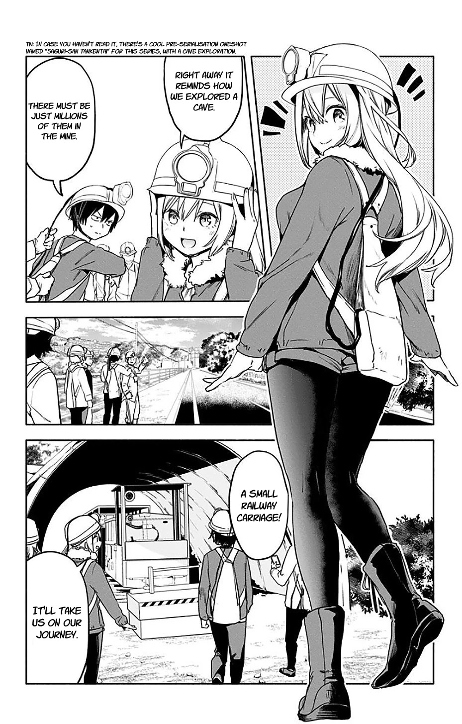 Saguri-chan Tankentai Chapter 30 page 11 - Chapter 30: Nagasaki prefecture, coal mine of Ikeshima