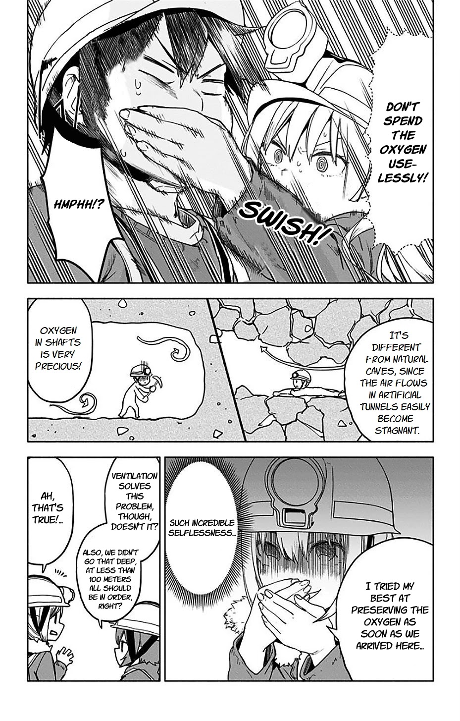 Saguri-chan Tankentai Chapter 30 page 15 - Chapter 30: Nagasaki prefecture, coal mine of Ikeshima