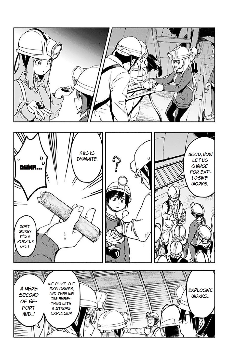 Saguri-chan Tankentai Chapter 30 page 17 - Chapter 30: Nagasaki prefecture, coal mine of Ikeshima