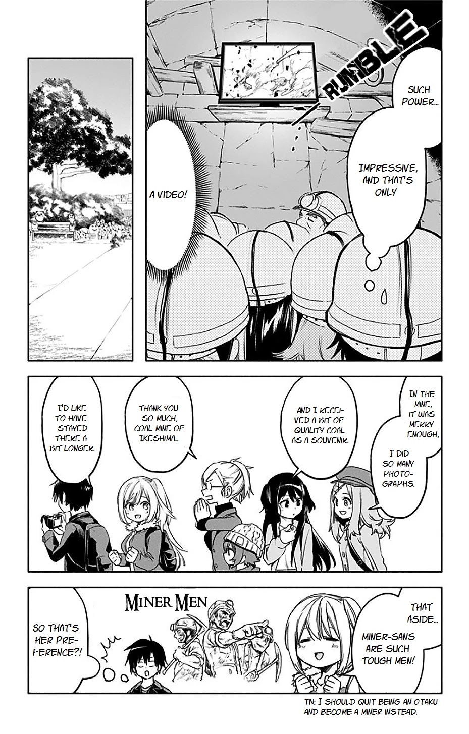 Saguri-chan Tankentai Chapter 30 page 19 - Chapter 30: Nagasaki prefecture, coal mine of Ikeshima