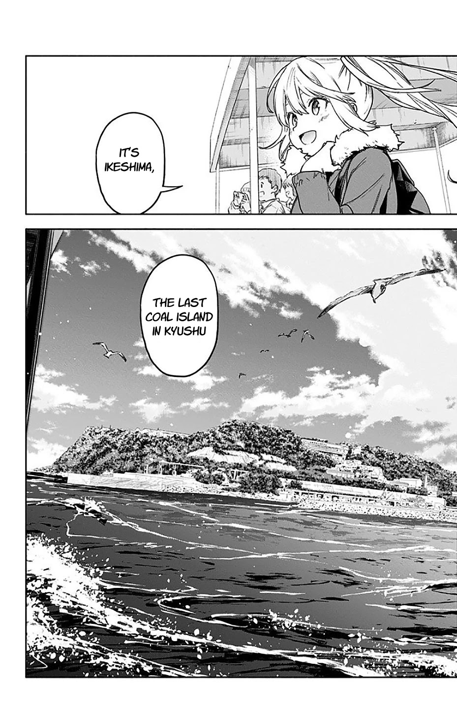Saguri-chan Tankentai Chapter 30 page 9 - Chapter 30: Nagasaki prefecture, coal mine of Ikeshima