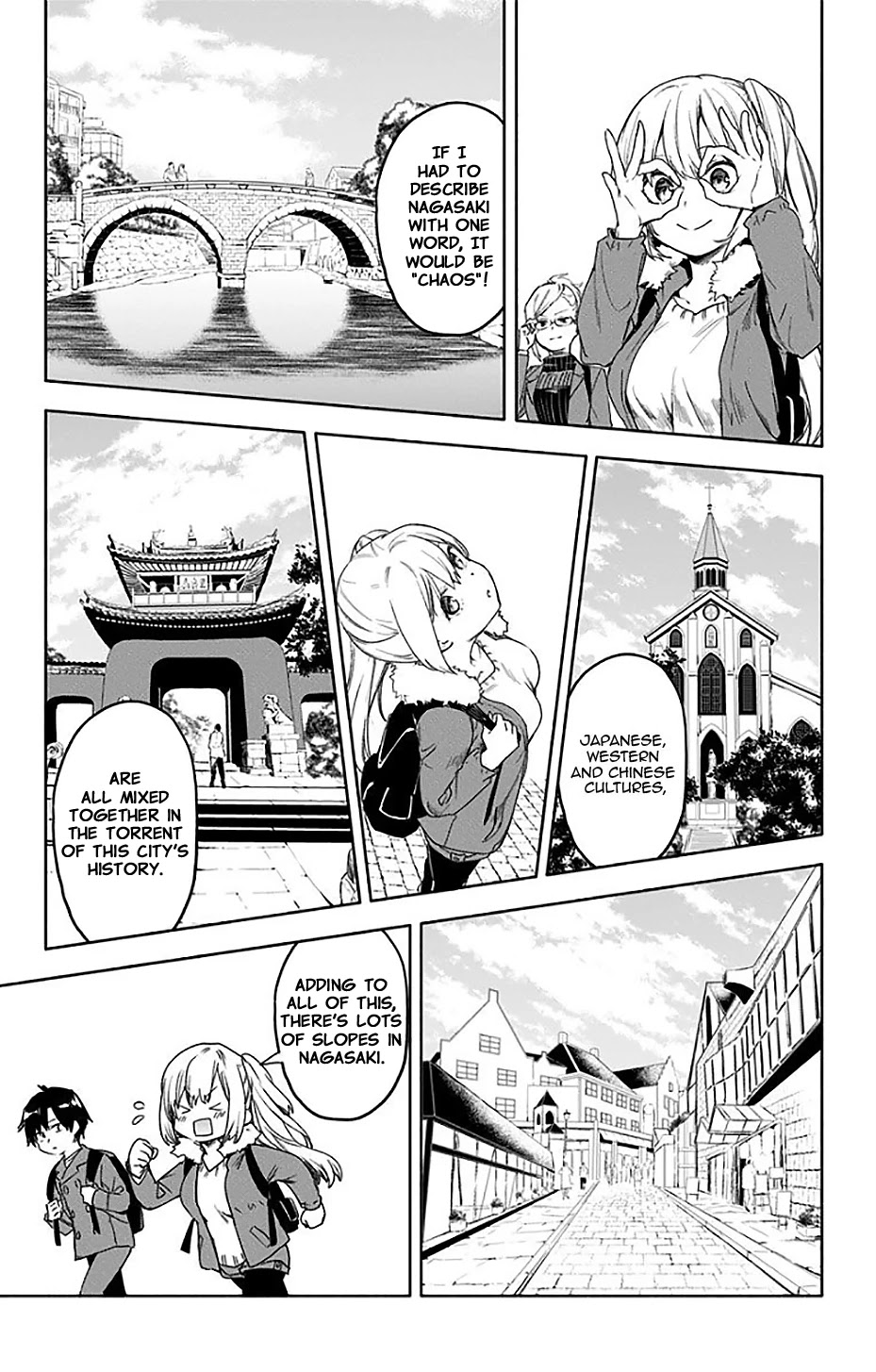Saguri-chan Tankentai Chapter 32 page 6 - Chapter 32: Nagasaki Prefecture, Mount Inasa