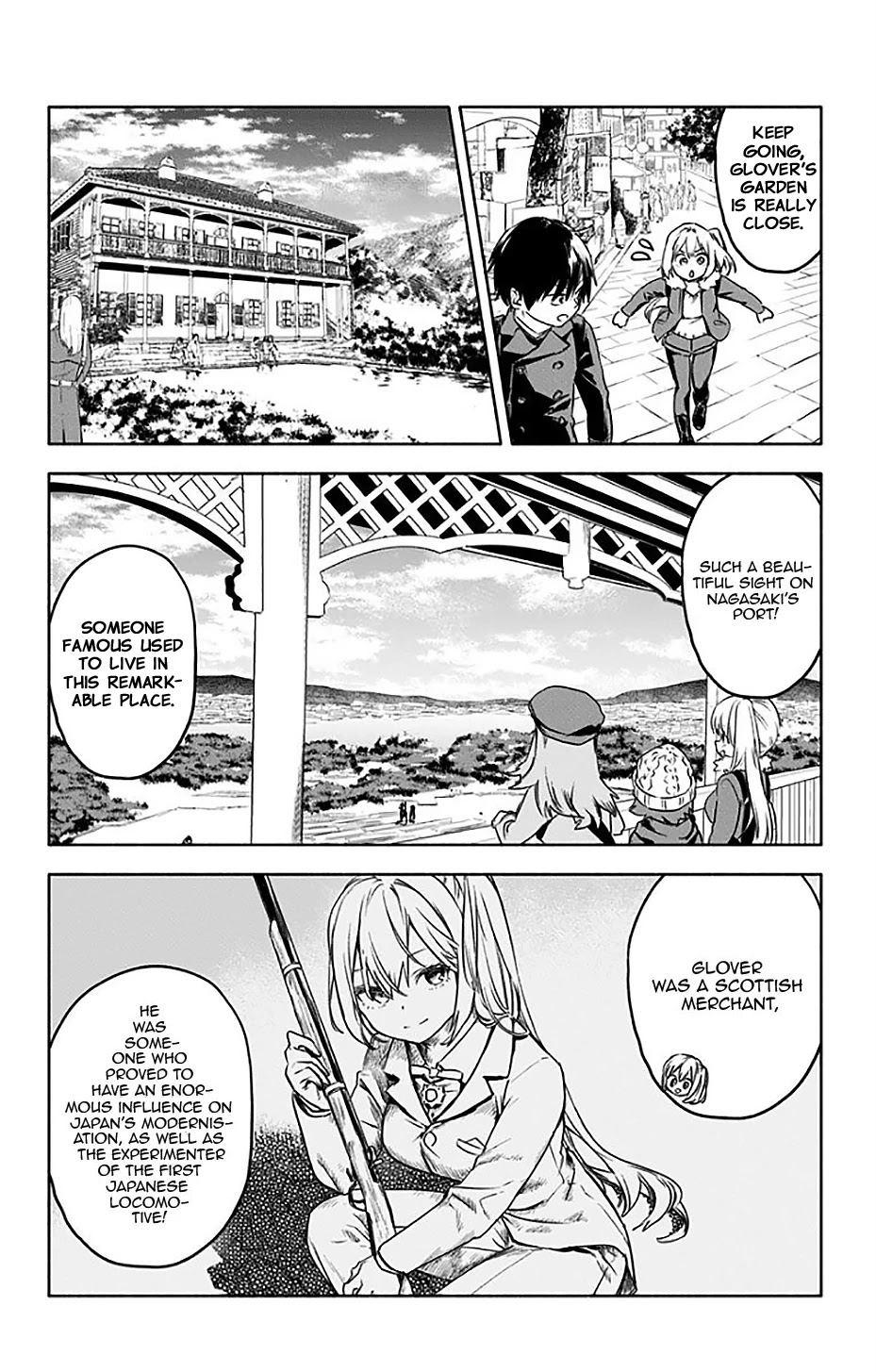 Saguri-chan Tankentai Chapter 32 page 7 - Chapter 32: Nagasaki Prefecture, Mount Inasa