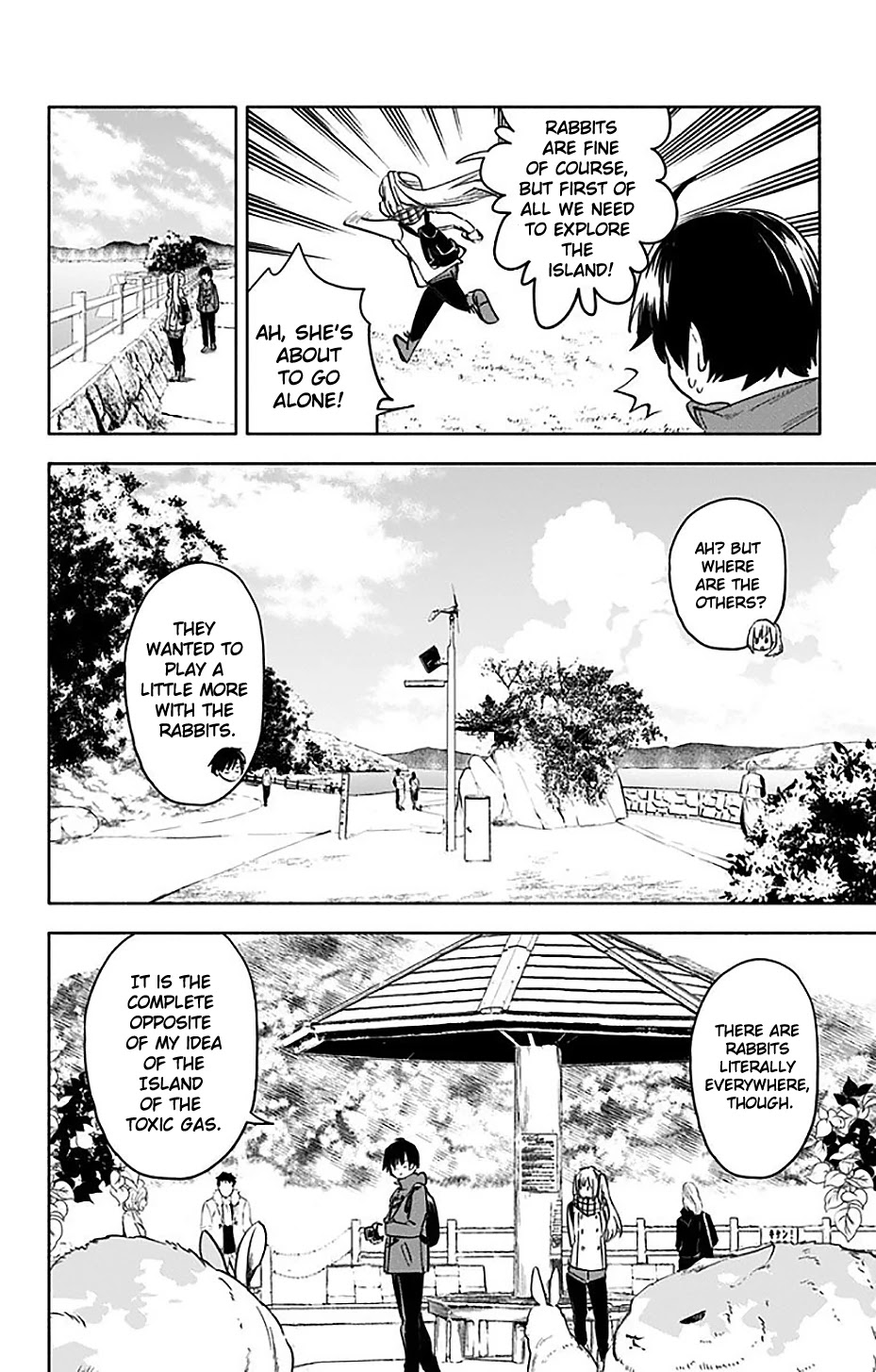 Saguri-chan Tankentai Chapter 33 page 11 - Chapter 33: Hiroshima prefecture, Okunoshima