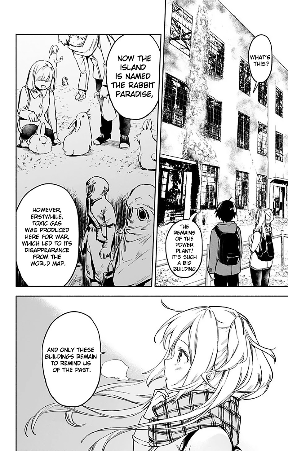 Saguri-chan Tankentai Chapter 33 page 14 - Chapter 33: Hiroshima prefecture, Okunoshima