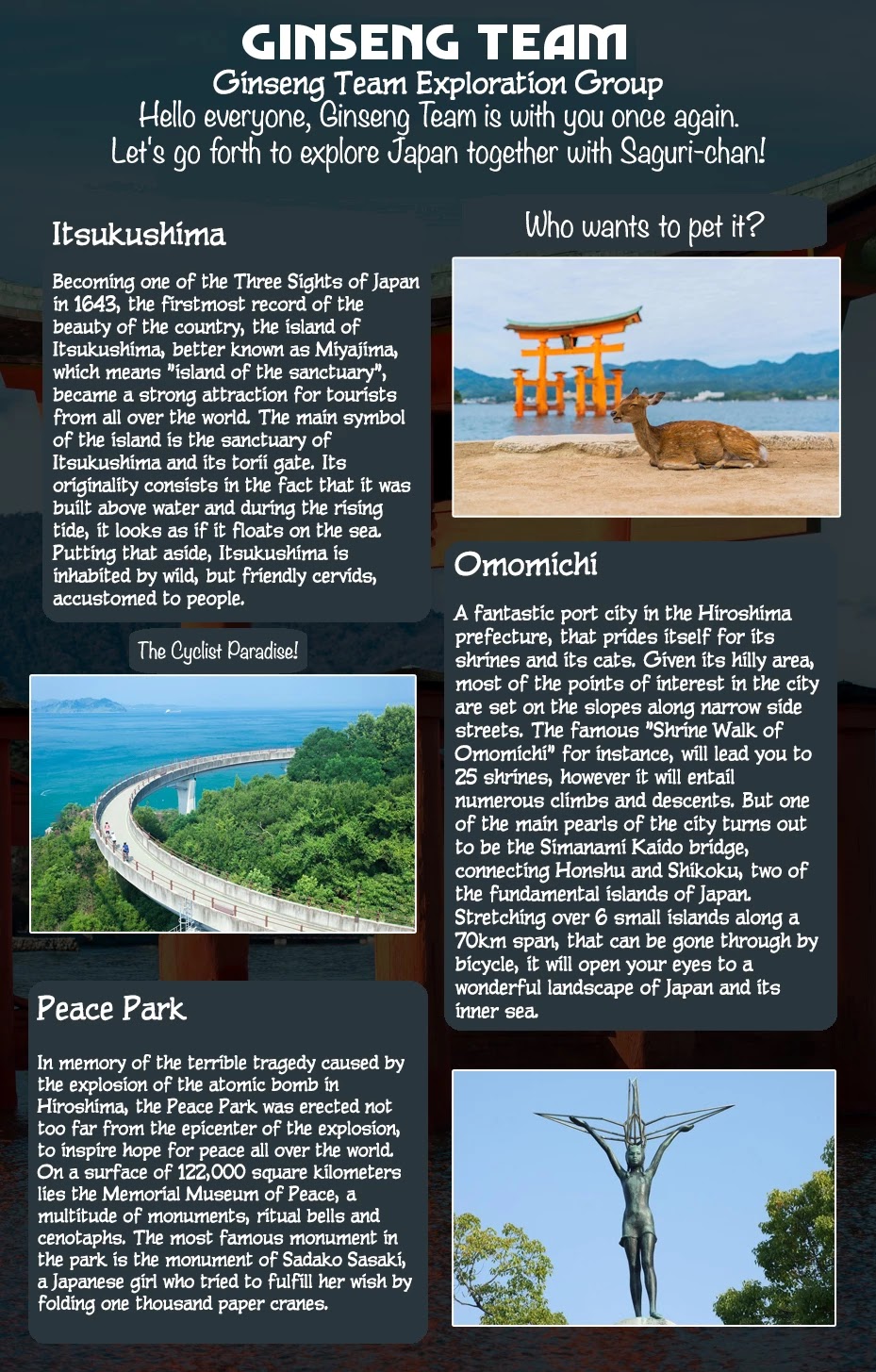 Saguri-chan Tankentai Chapter 33 page 23 - Chapter 33: Hiroshima prefecture, Okunoshima