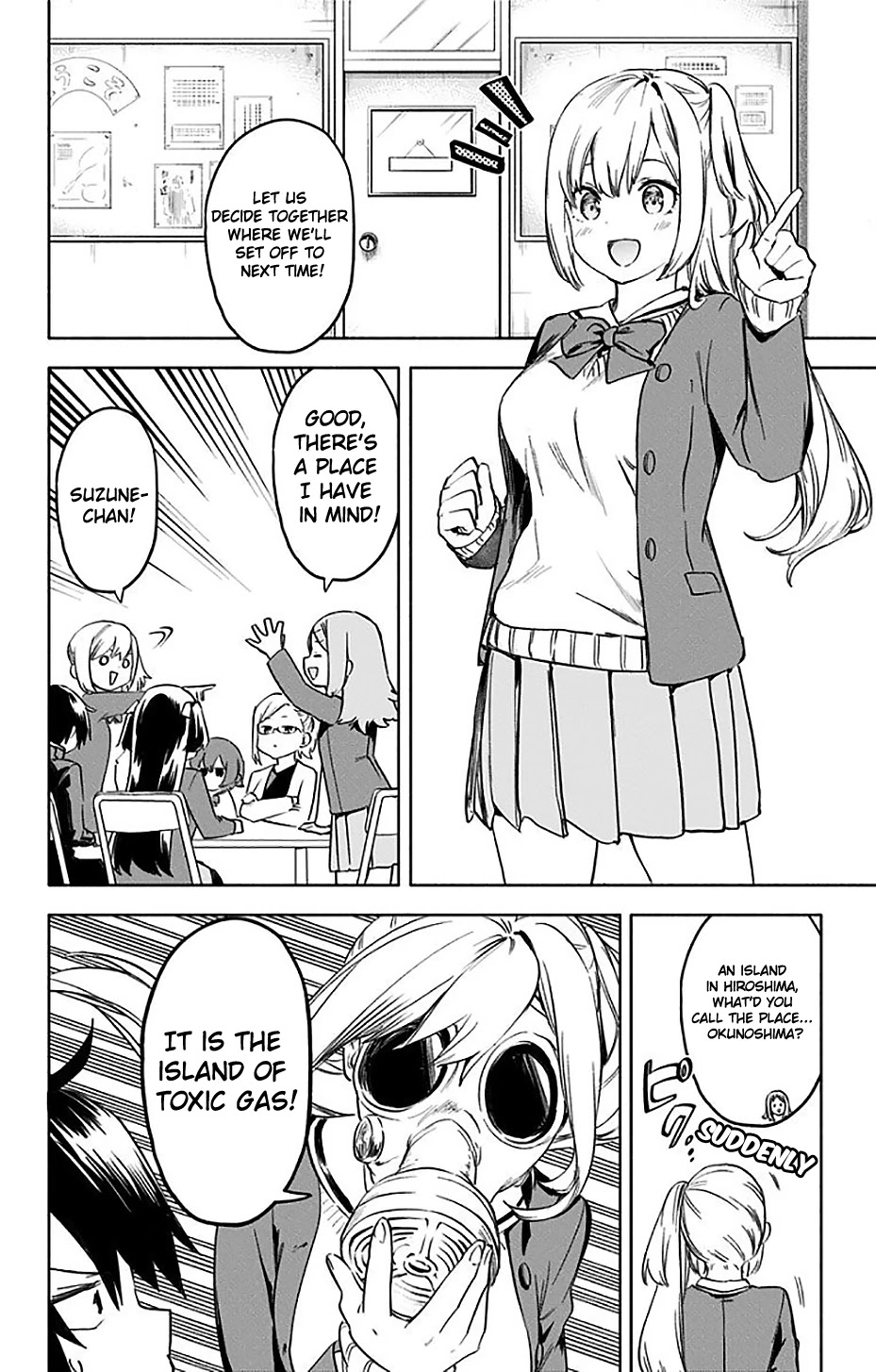 Saguri-chan Tankentai Chapter 33 page 5 - Chapter 33: Hiroshima prefecture, Okunoshima