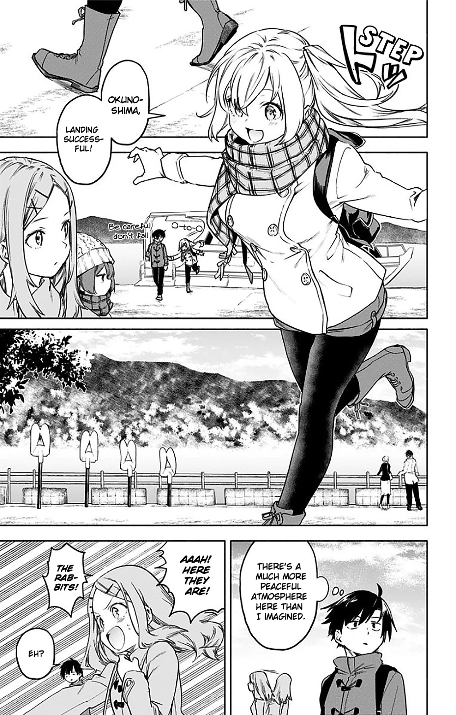 Saguri-chan Tankentai Chapter 33 page 8 - Chapter 33: Hiroshima prefecture, Okunoshima