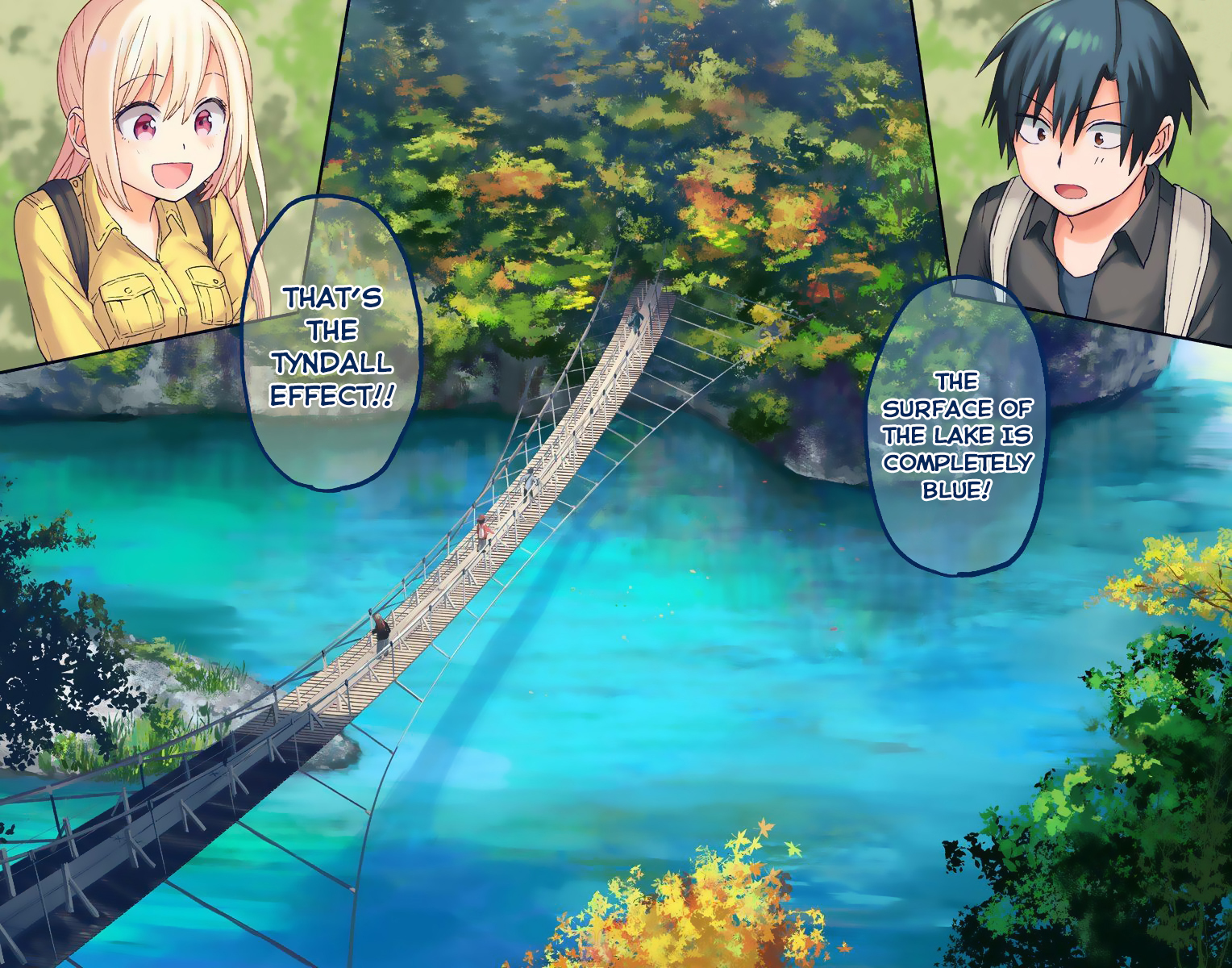 Saguri-chan Tankentai Chapter 6 page 8 - Chapter 6: Suspension Bridge of Dreams