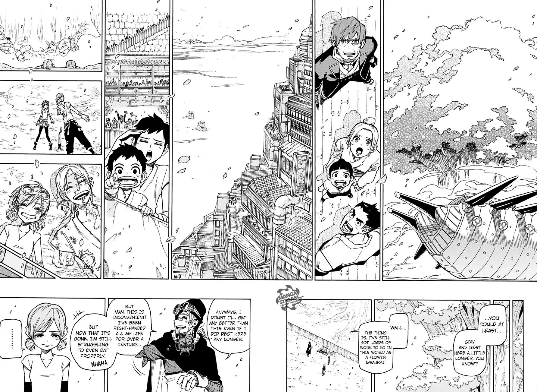 Sahara the Flower Samurai Chapter 4 page 42 - Chapter 4: A World Full of Blooming Flowers (END)