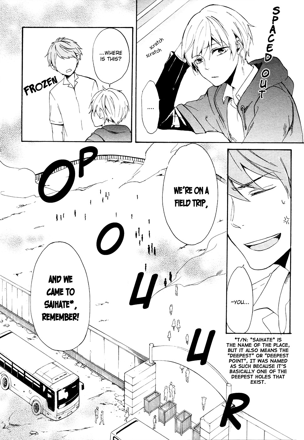 Saihate no Ao Chapter 1 page 5 - Chapter 1 : Birthday
