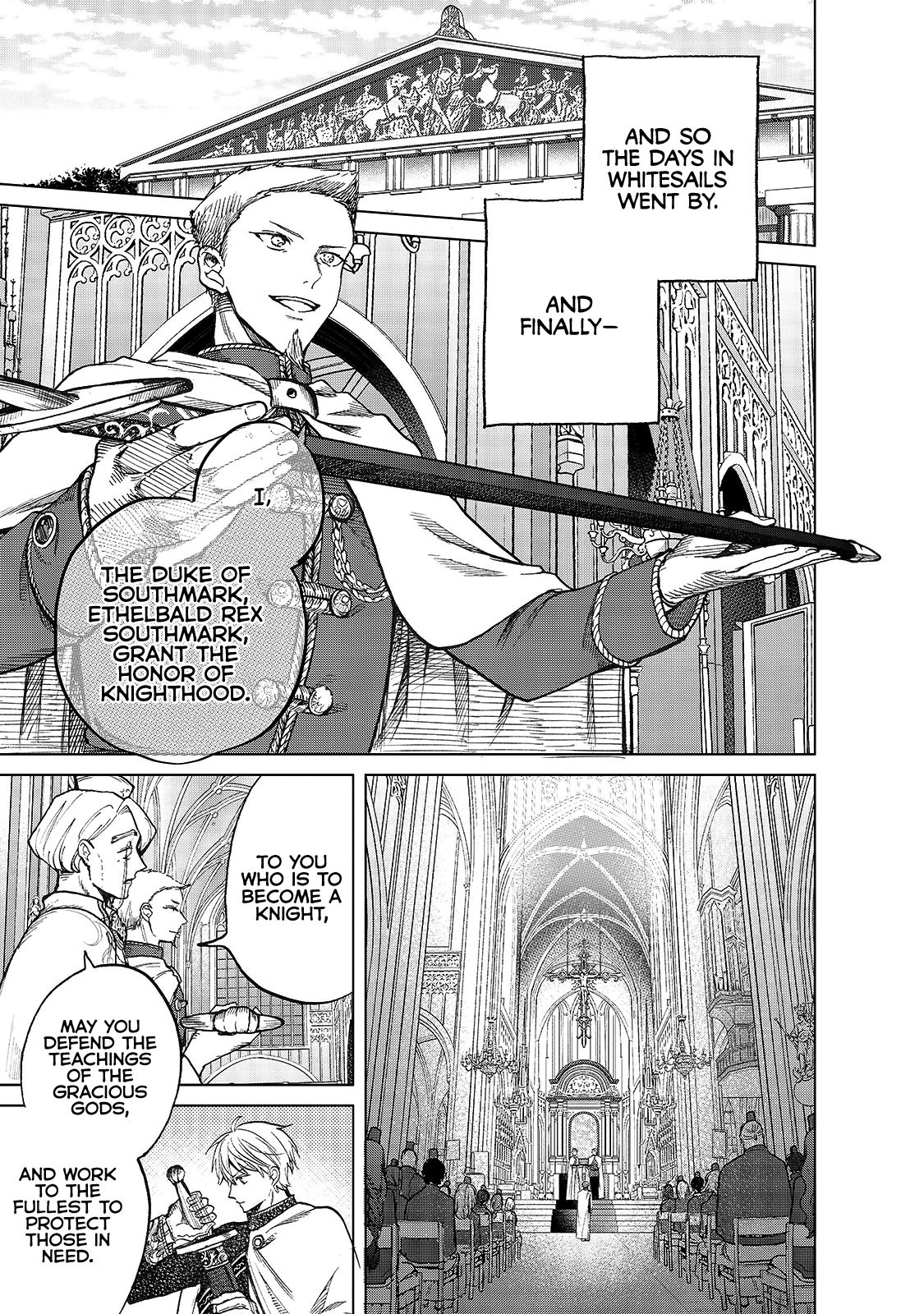 Saihate no Paladin Chapter 22 page 35 - Chapter 22: A Blessing