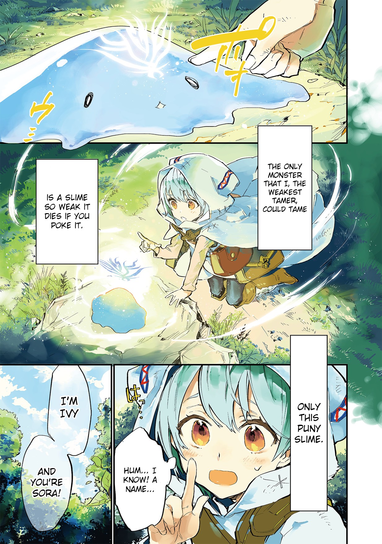 Saijaku teima wa gomi hiroi no tabi o hajimemashita . Chapter 1 page 1 - Chapter 1