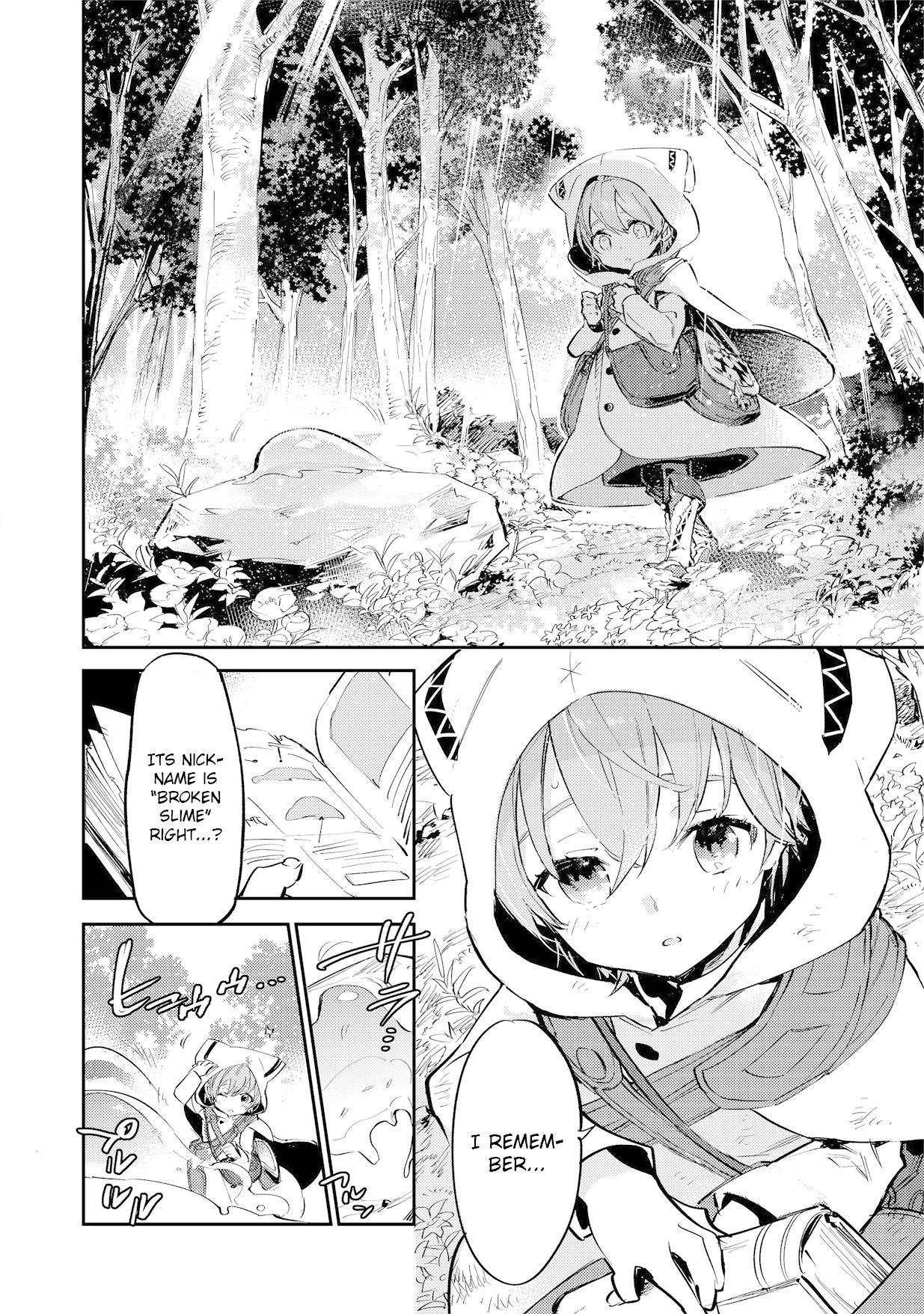 Saijaku teima wa gomi hiroi no tabi o hajimemashita . Chapter 2.1 page 14 - Chapter 2.1: (part two)