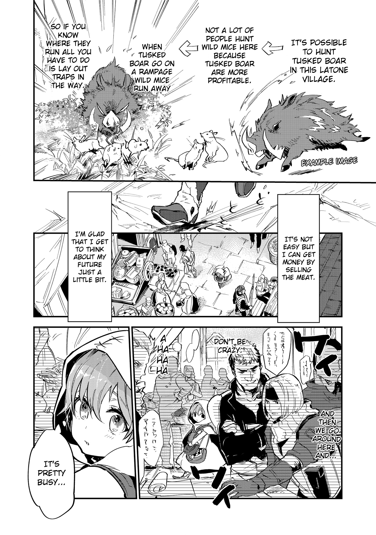 Saijaku teima wa gomi hiroi no tabi o hajimemashita . Chapter 2.1 page 2 - Chapter 2.1: (part two)