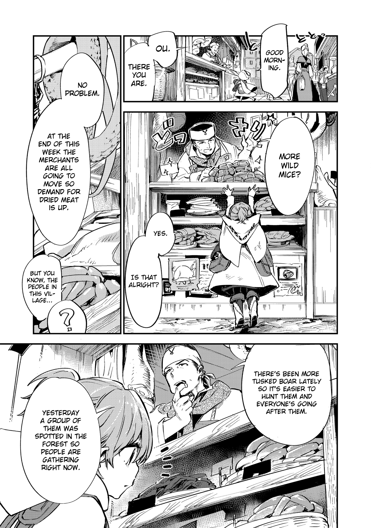 Saijaku teima wa gomi hiroi no tabi o hajimemashita . Chapter 2.1 page 3 - Chapter 2.1: (part two)