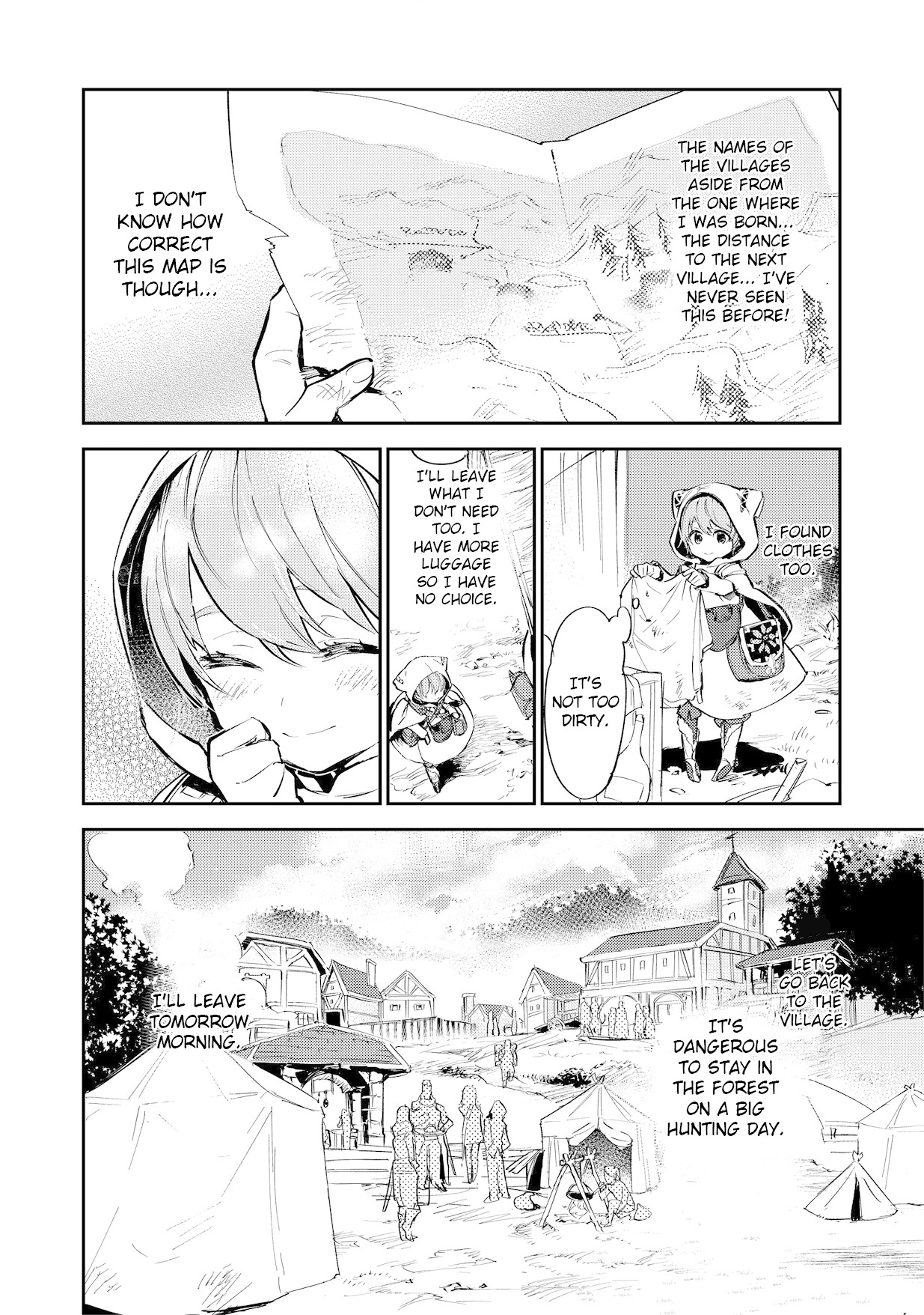 Saijaku teima wa gomi hiroi no tabi o hajimemashita . Chapter 2.1 page 6 - Chapter 2.1: (part two)
