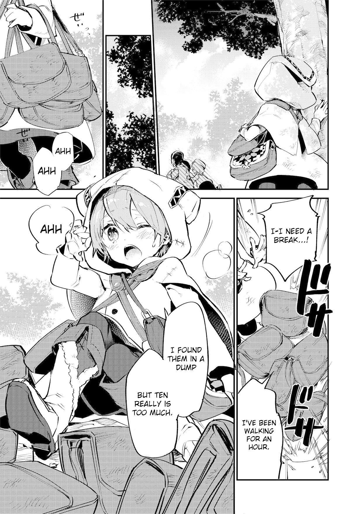 Saijaku teima wa gomi hiroi no tabi o hajimemashita . Chapter 2 page 3 - Chapter 2: (part one)