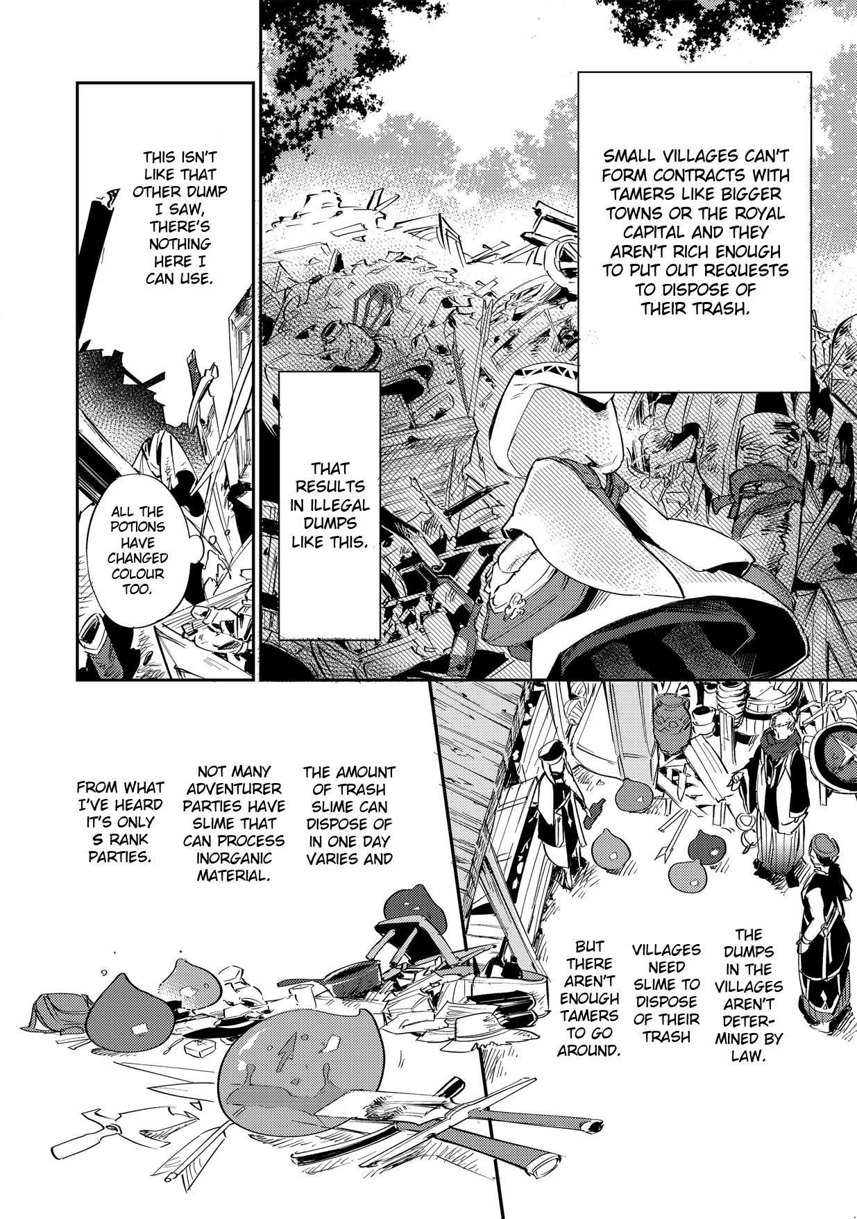 Saijaku teima wa gomi hiroi no tabi o hajimemashita . Chapter 2 page 8 - Chapter 2: (part one)