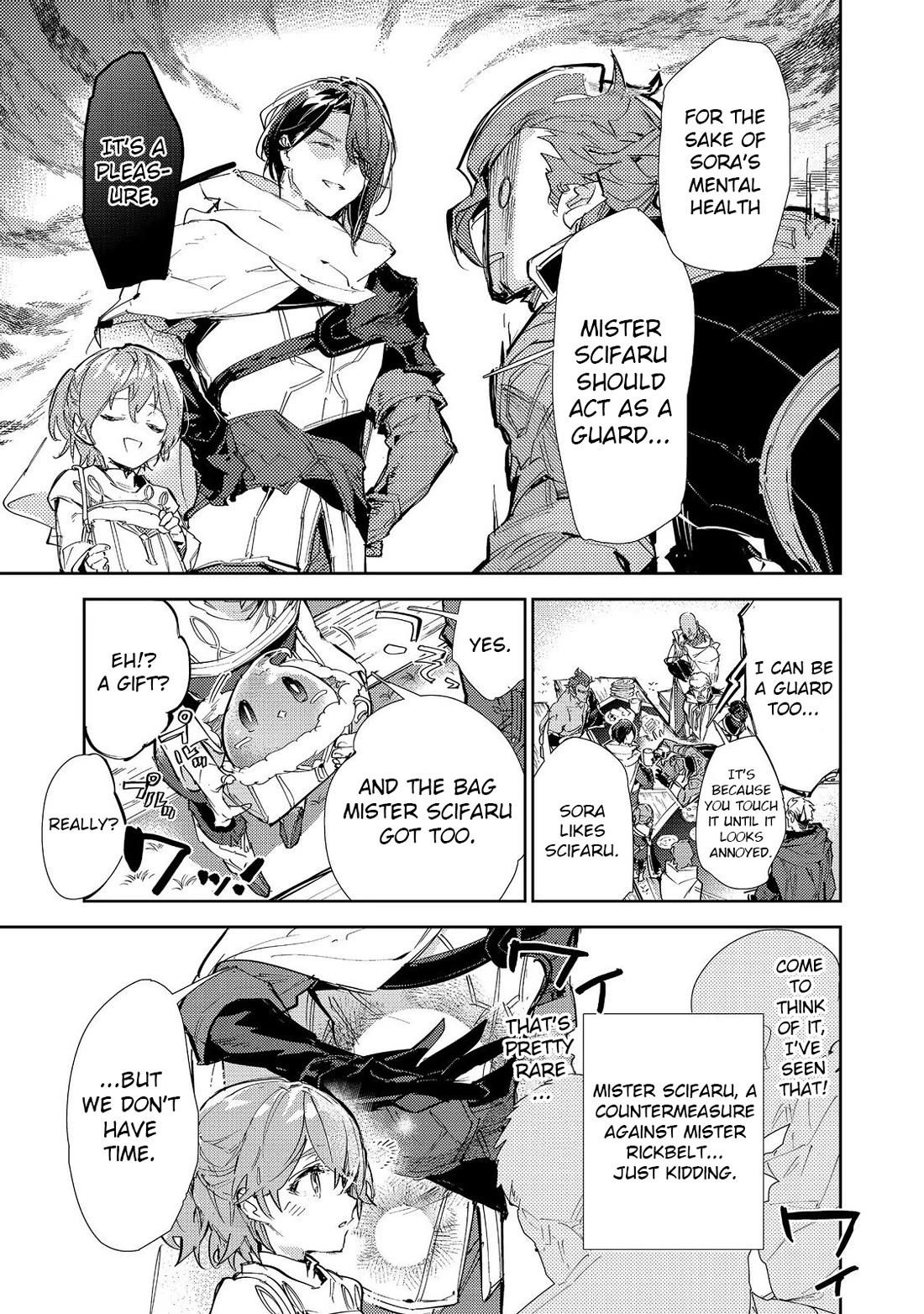 Saijaku teima wa gomi hiroi no tabi o hajimemashita . Chapter 23 page 8 - Chapter 23