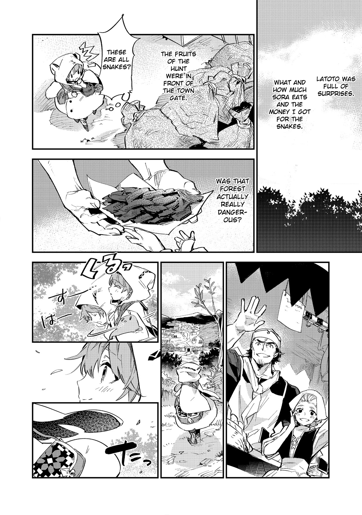 Saijaku teima wa gomi hiroi no tabi o hajimemashita . Chapter 3.1 page 12 - Chapter 3.1: (part two)