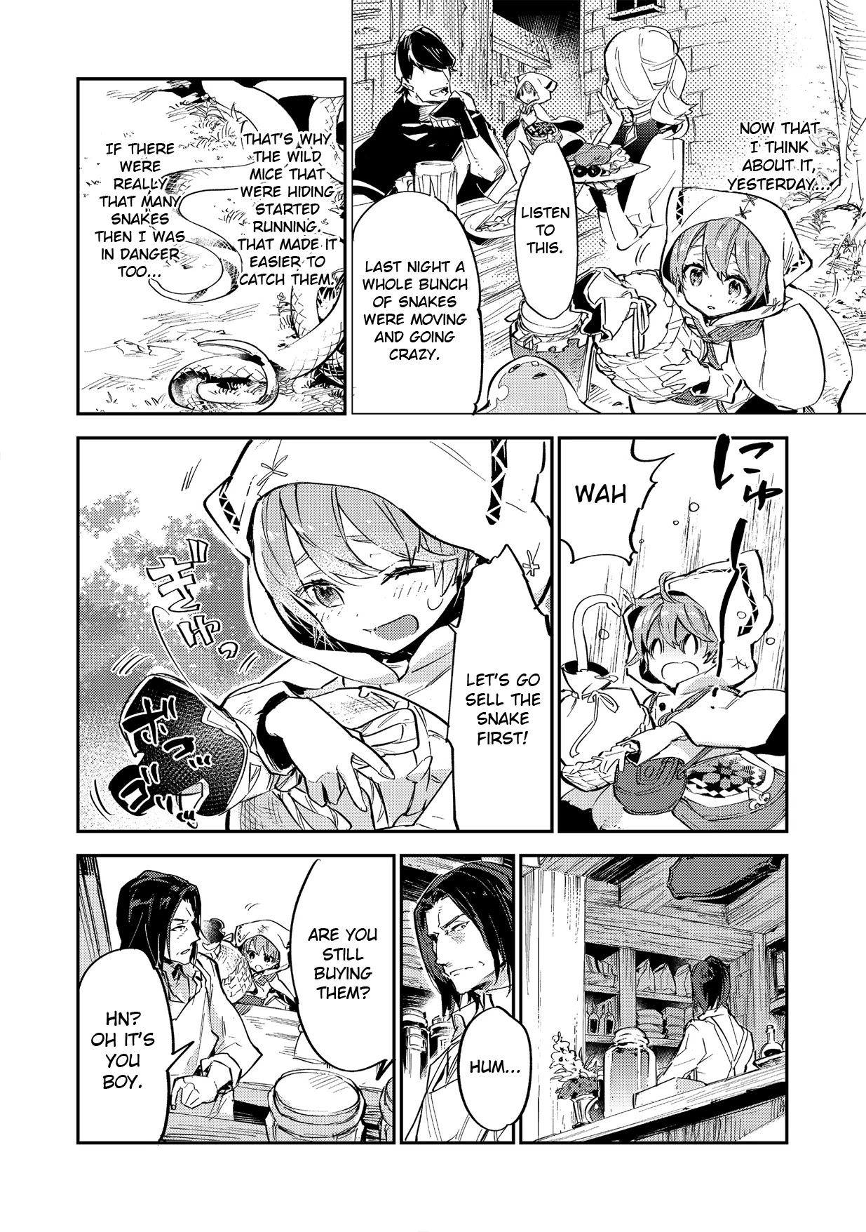 Saijaku teima wa gomi hiroi no tabi o hajimemashita . Chapter 3.1 page 6 - Chapter 3.1: (part two)
