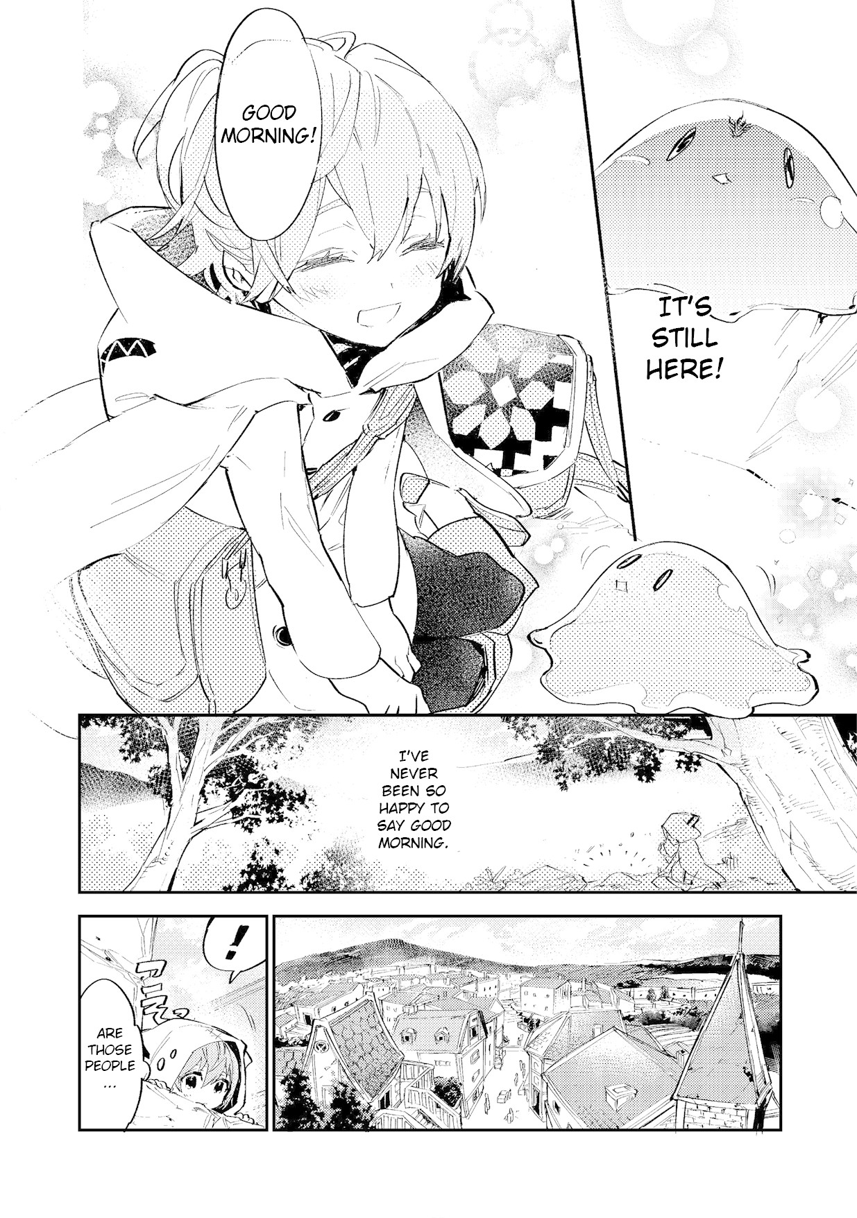 Saijaku teima wa gomi hiroi no tabi o hajimemashita . Chapter 3 page 12 - Chapter 3: (part one)