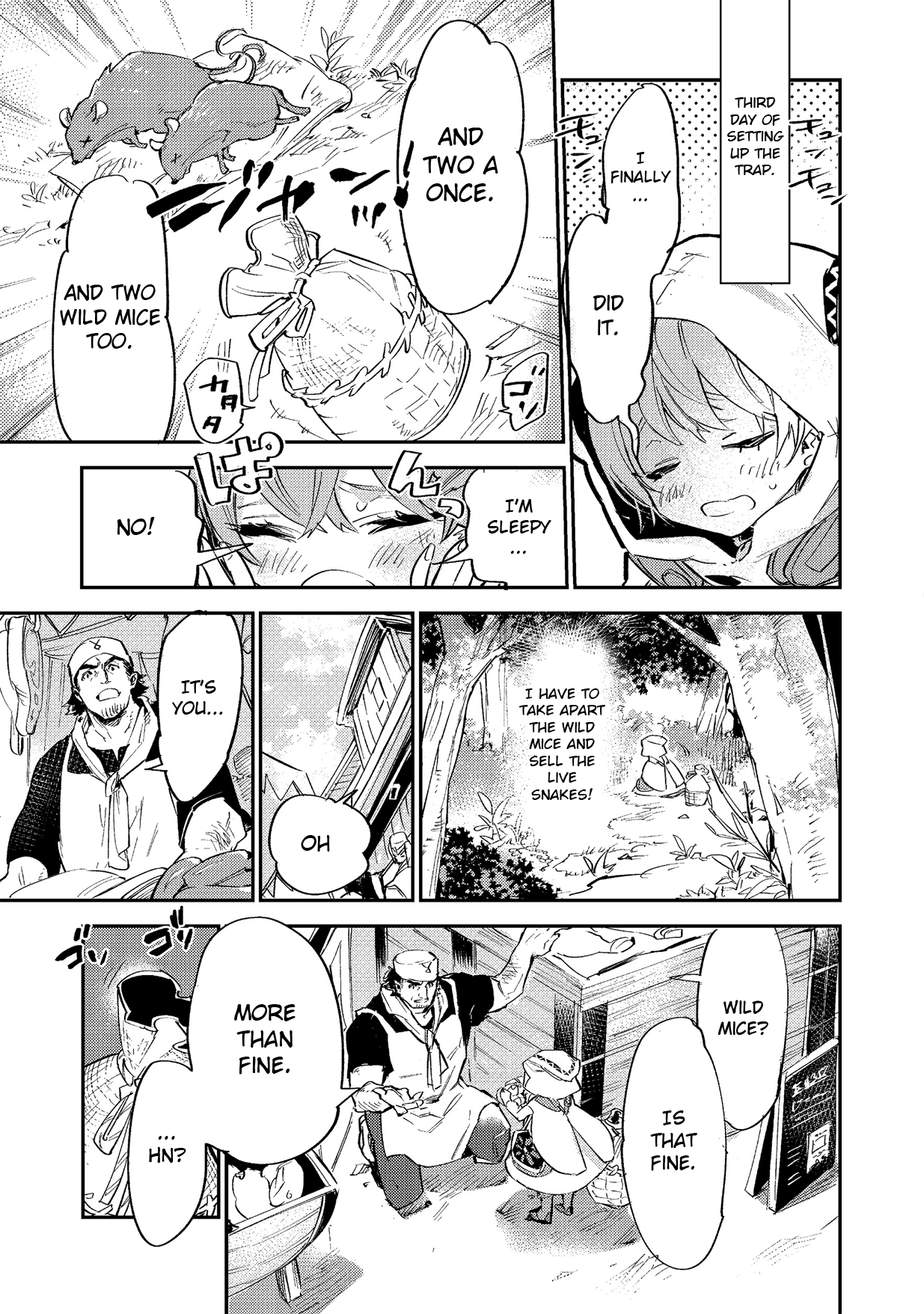 Saijaku teima wa gomi hiroi no tabi o hajimemashita . Chapter 3 page 15 - Chapter 3: (part one)