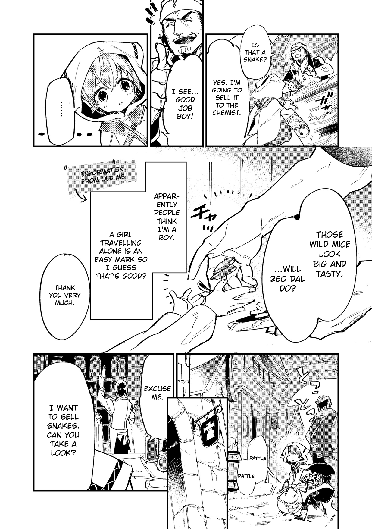 Saijaku teima wa gomi hiroi no tabi o hajimemashita . Chapter 3 page 16 - Chapter 3: (part one)