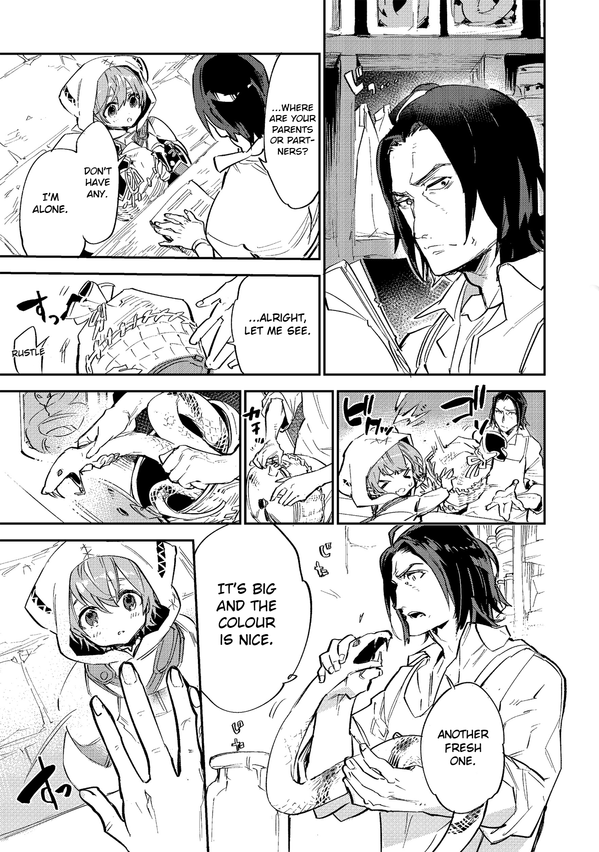 Saijaku teima wa gomi hiroi no tabi o hajimemashita . Chapter 3 page 17 - Chapter 3: (part one)