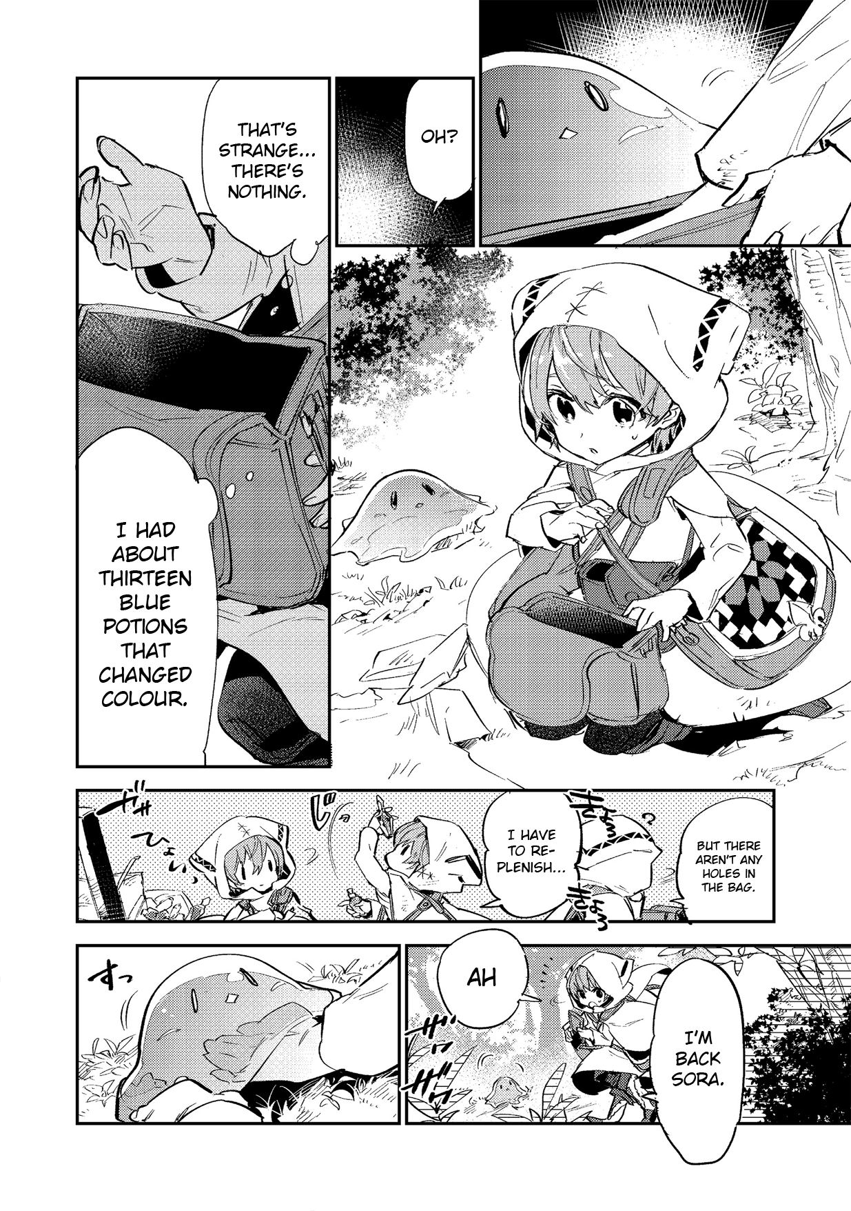 Saijaku teima wa gomi hiroi no tabi o hajimemashita . Chapter 3 page 4 - Chapter 3: (part one)
