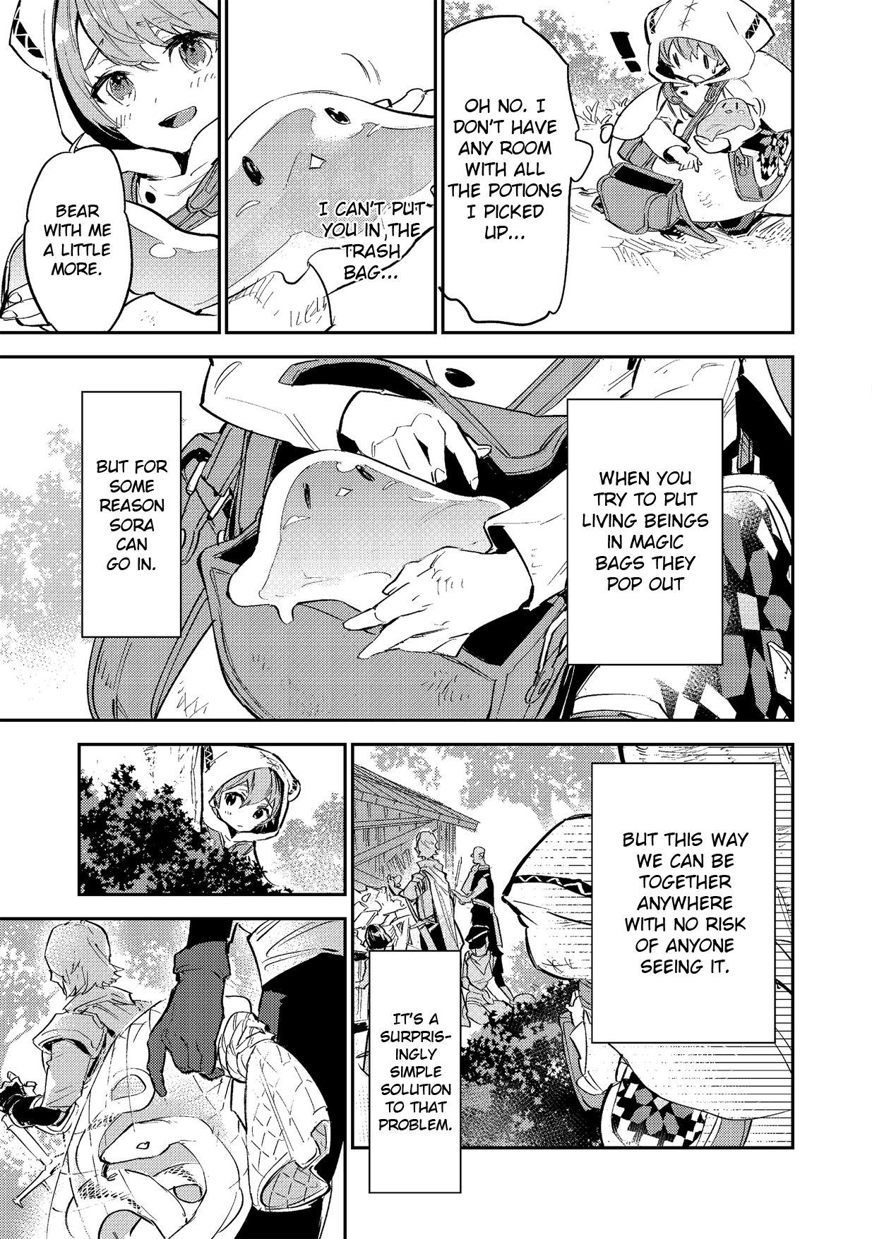 Saijaku teima wa gomi hiroi no tabi o hajimemashita . Chapter 3 page 5 - Chapter 3: (part one)