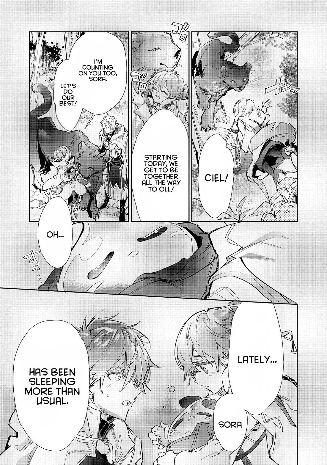 Saijaku teima wa gomi hiroi no tabi o hajimemashita . Chapter 30 page 41 - Chapter 30