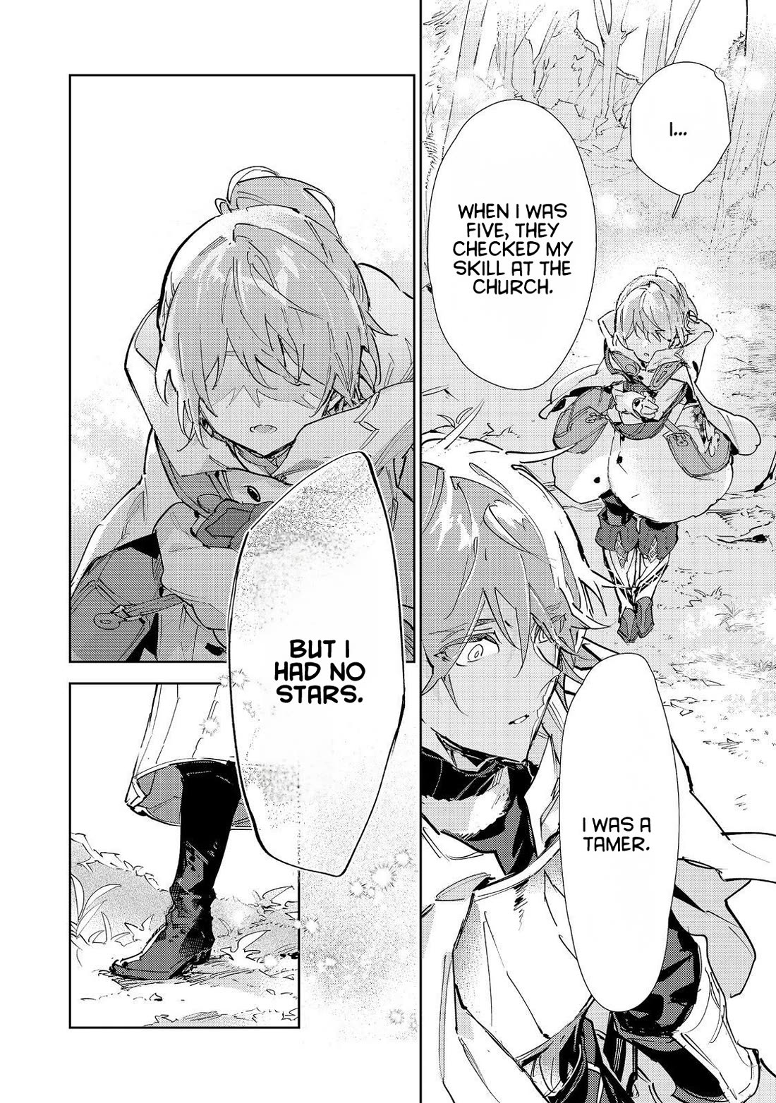 Saijaku teima wa gomi hiroi no tabi o hajimemashita . Chapter 30 page 46 - Chapter 30