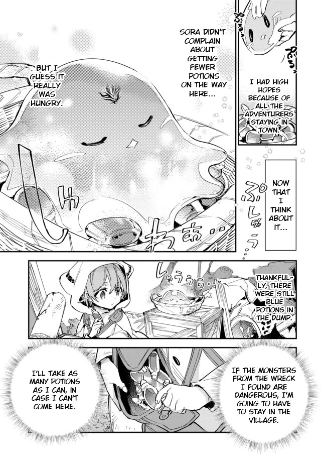 Saijaku teima wa gomi hiroi no tabi o hajimemashita . Chapter 4 page 5 - Chapter 4: (part one)