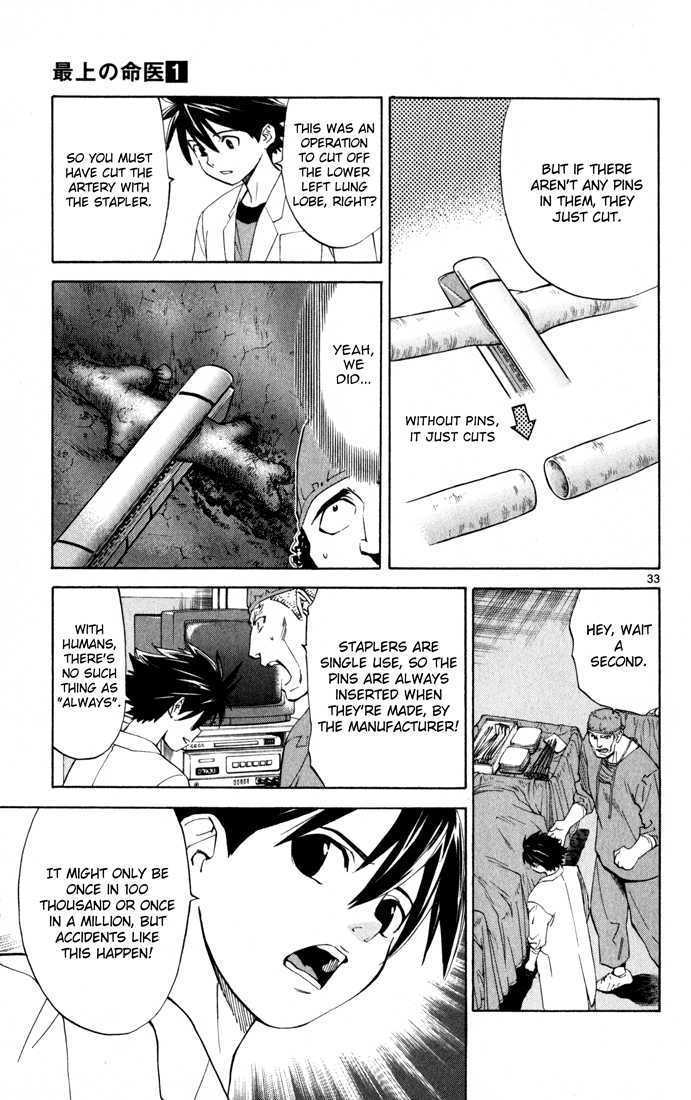 Saijou no Meii Chapter 2 page 33 - Chapter 2 : On the Doctor's Side