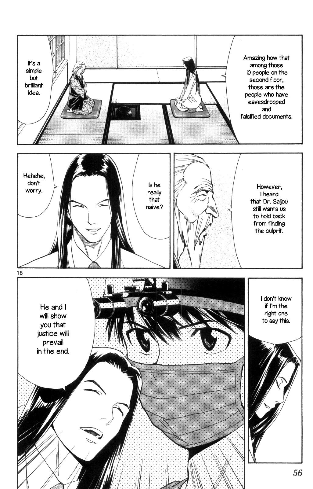 Saijou no Meii Chapter 67 page 18 - Chapter 67: The Character of the President