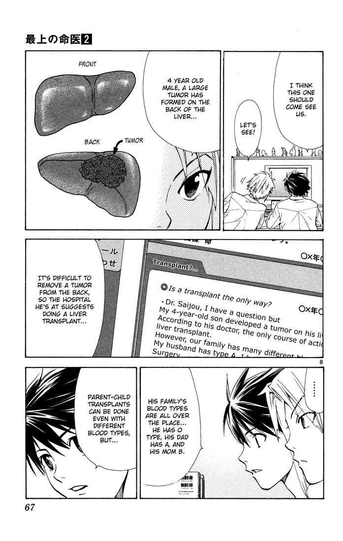 Saijou no Meii Chapter 9 page 8 - Chapter 9 : An Exciting Doctor