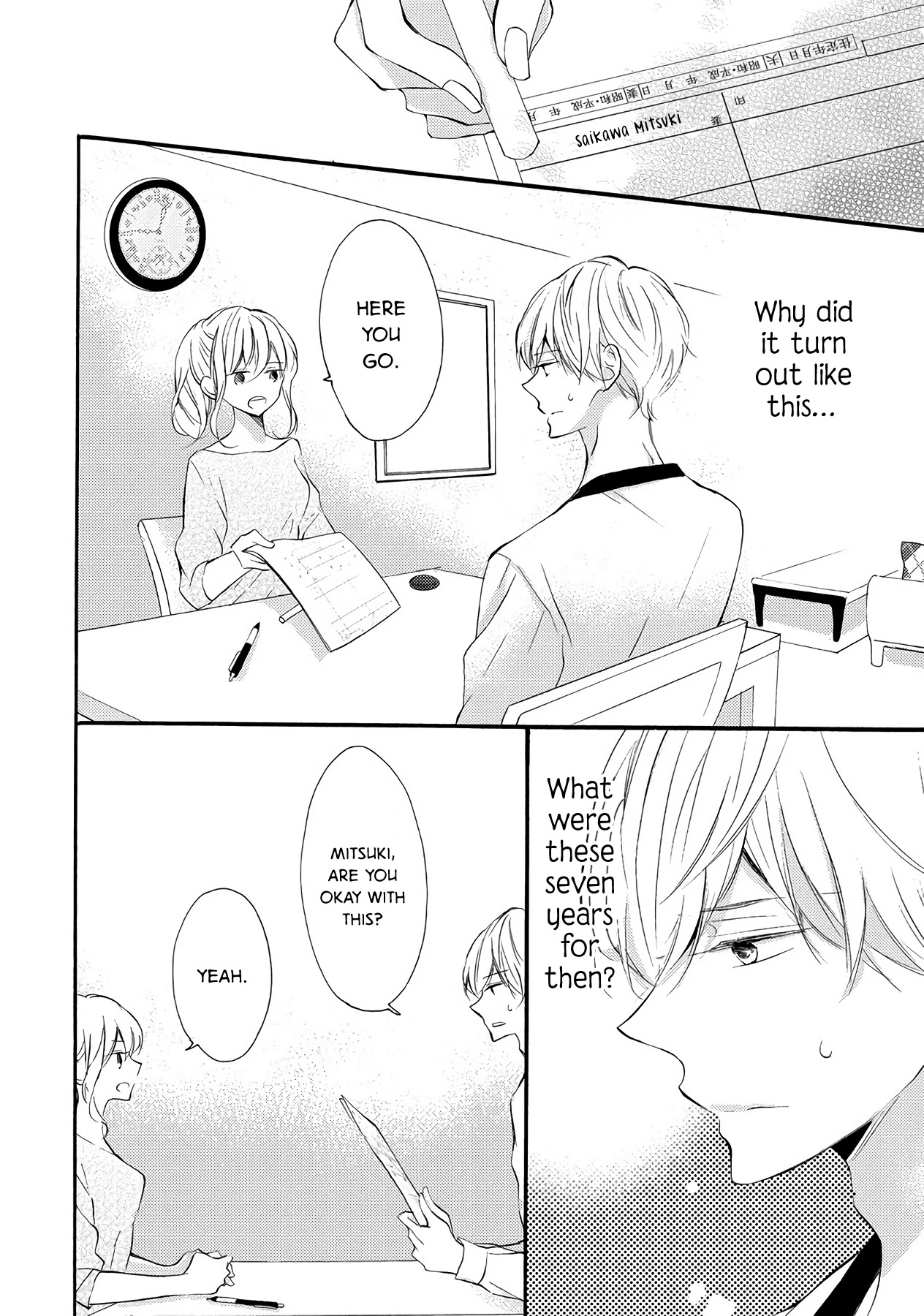 Saikawa Fusai no Renai Jijou - Nananen Jikkuri Chapter 5 page 22 - Chapter 5: A Selfish Contract