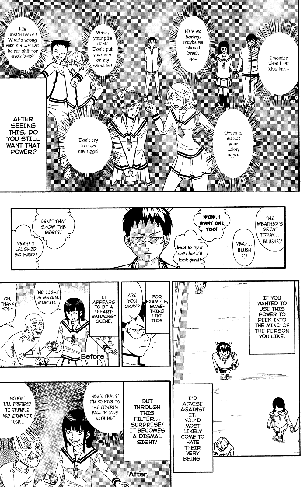 Saiki Kusuo no Sainan Chapter 0.1 page 10 - Chapter 0.1: Telepathy