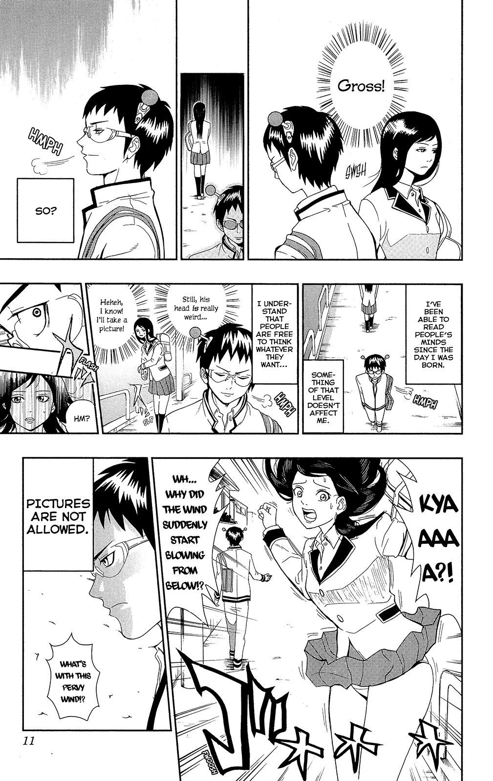 Saiki Kusuo no Sainan Chapter 0.1 page 12 - Chapter 0.1: Telepathy