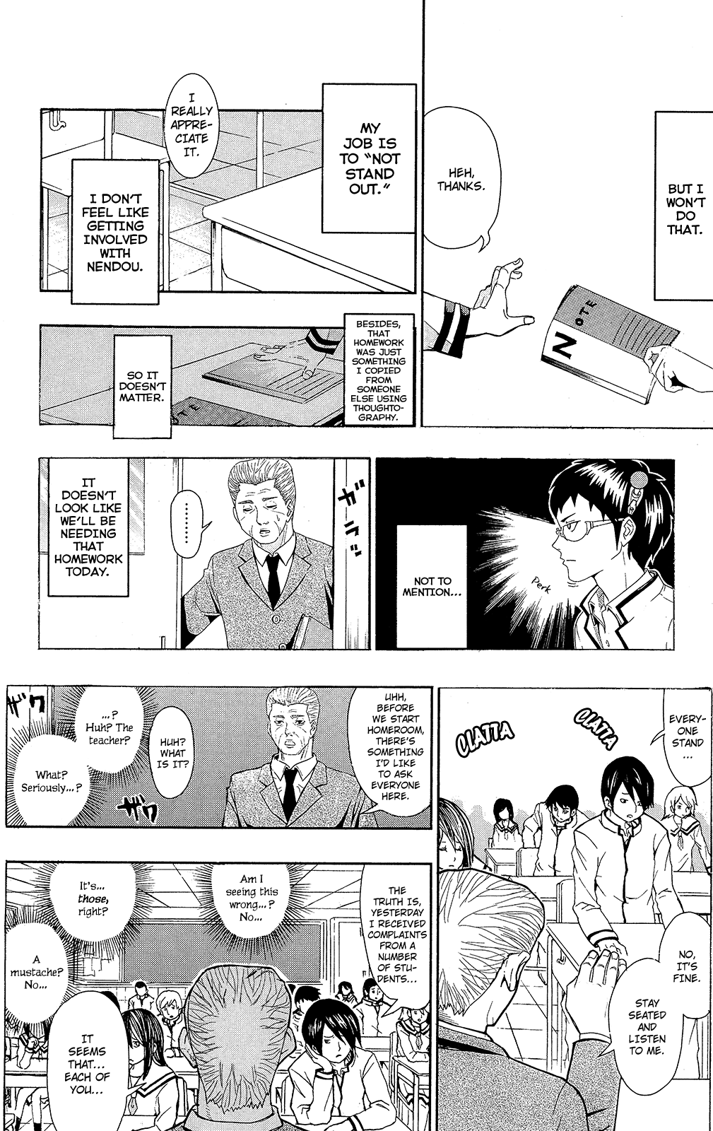 Saiki Kusuo no Sainan Chapter 0.1 page 15 - Chapter 0.1: Telepathy